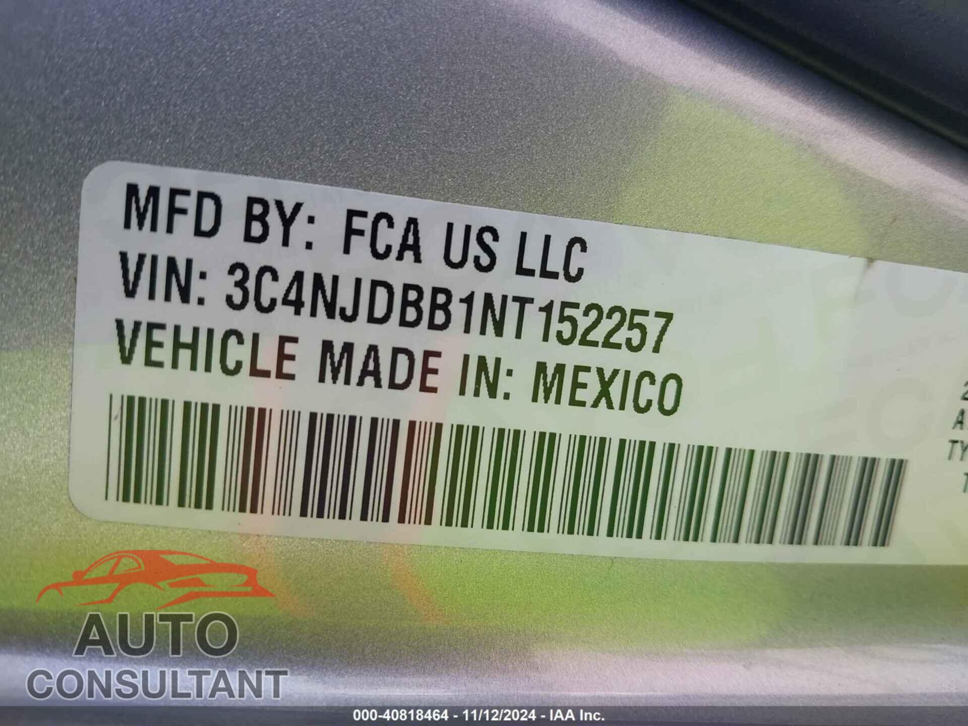 JEEP COMPASS 2022 - 3C4NJDBB1NT152257