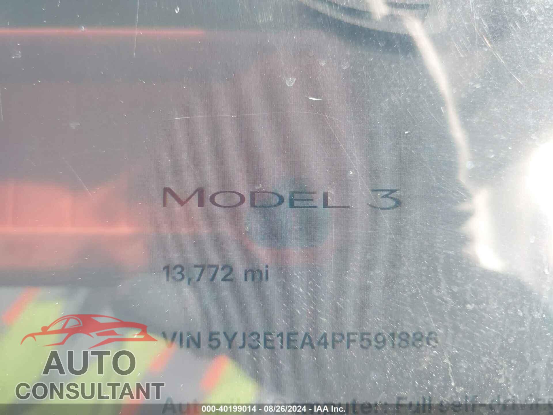 TESLA MODEL 3 2023 - 5YJ3E1EA4PF591886