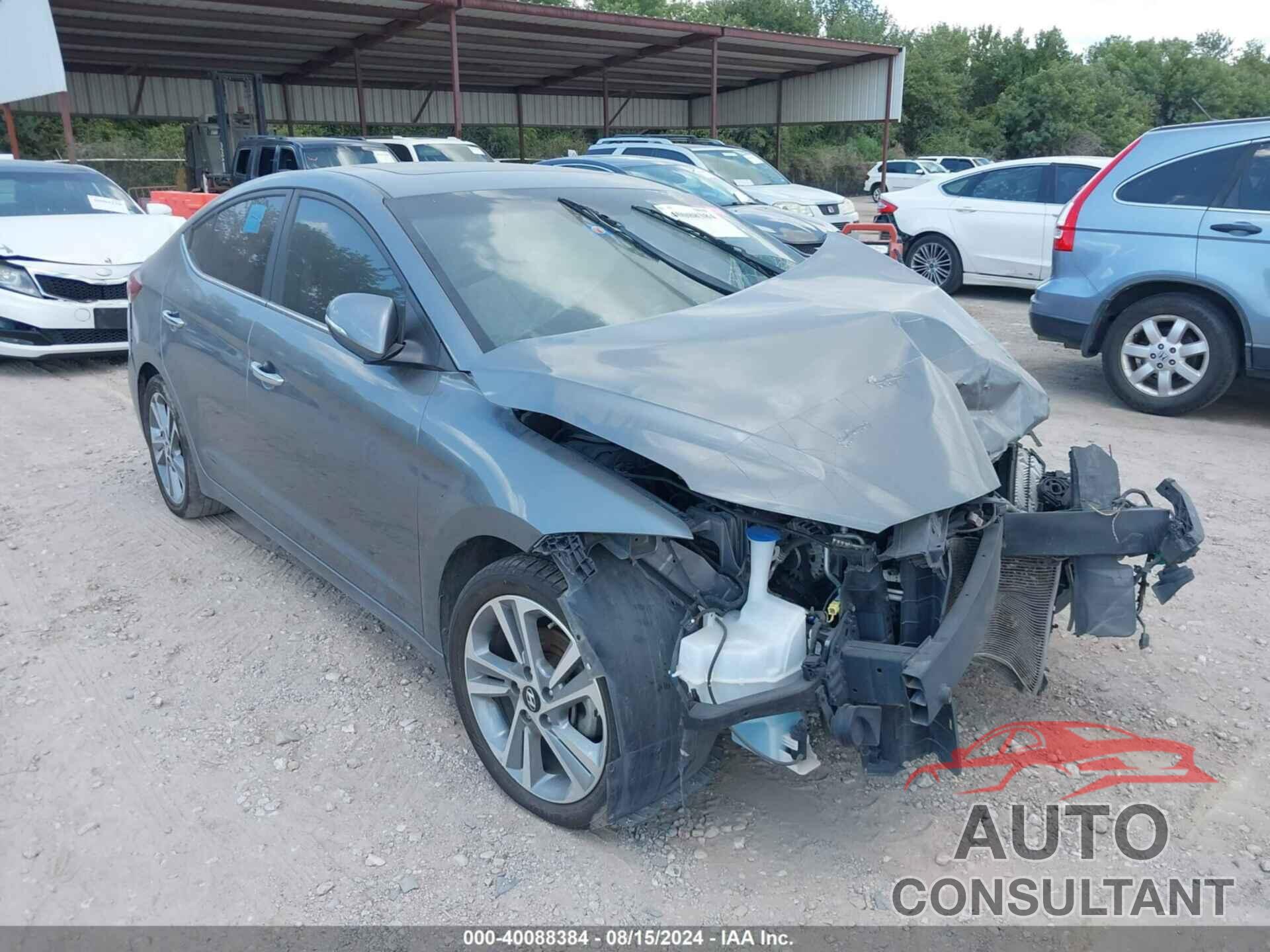 HYUNDAI ELANTRA 2017 - KMHD84LF9HU127847