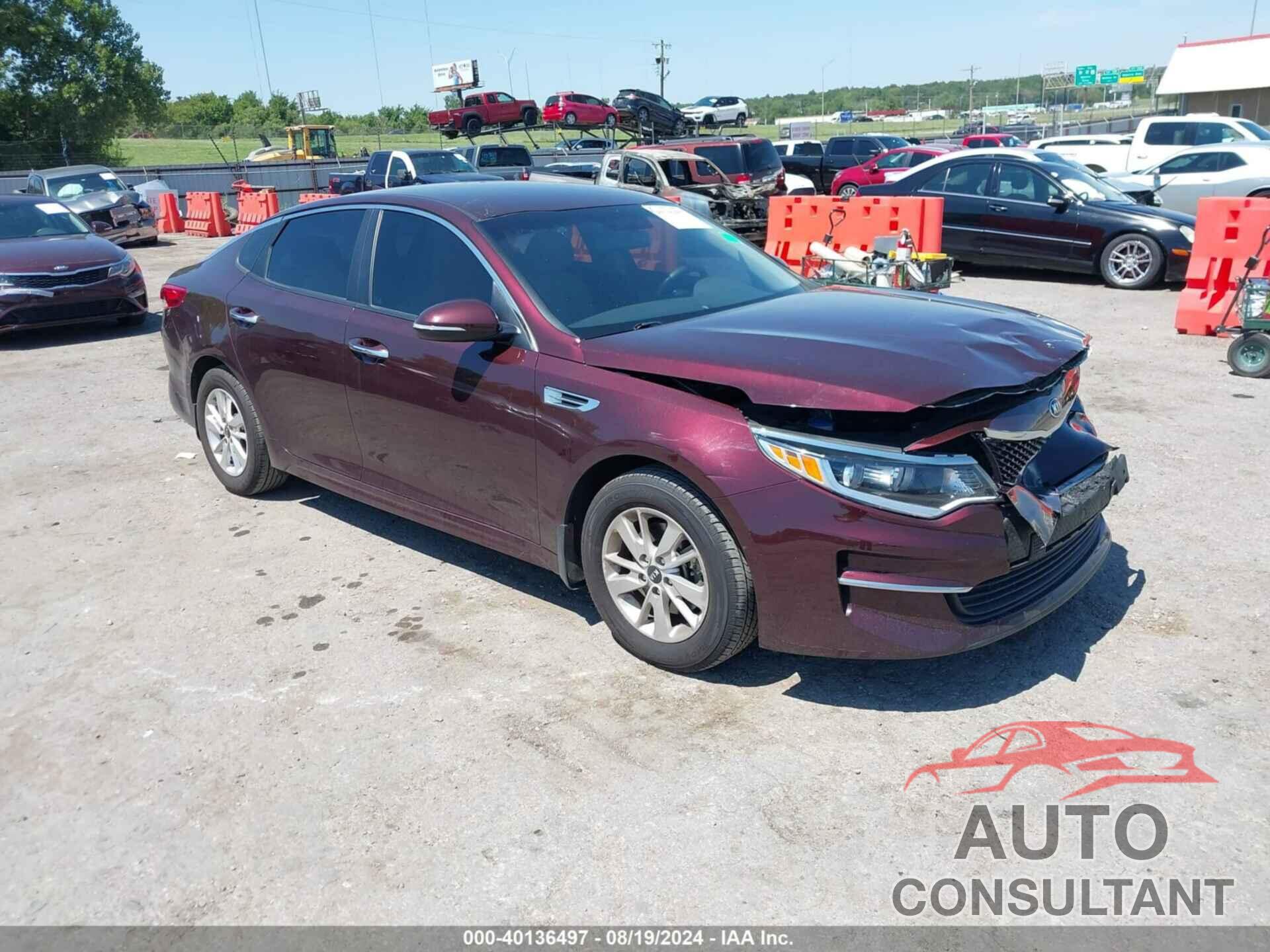 KIA OPTIMA 2016 - 5XXGT4L31GG028997