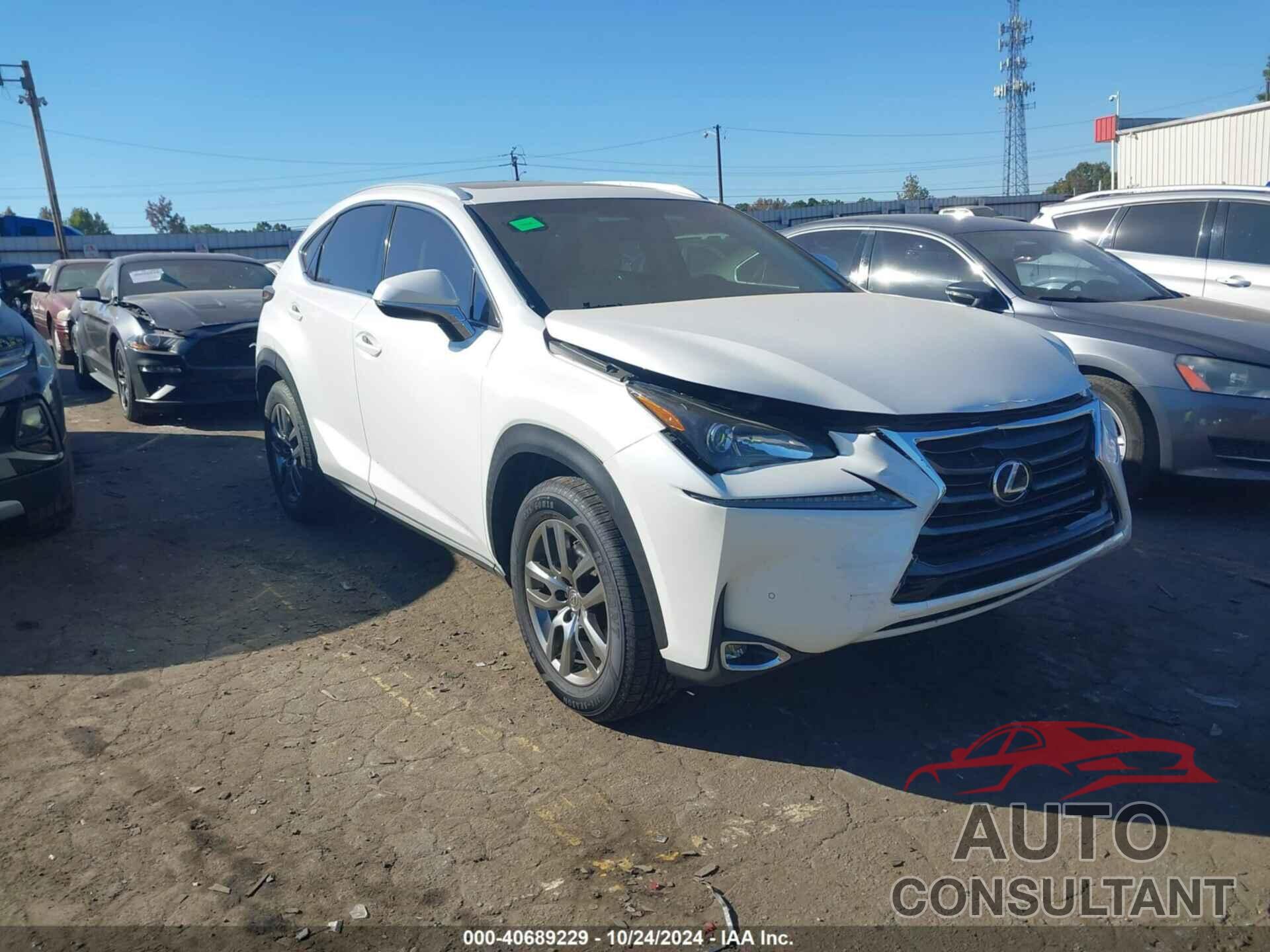 LEXUS NX 200T 2015 - JTJYARBZ4F2014123