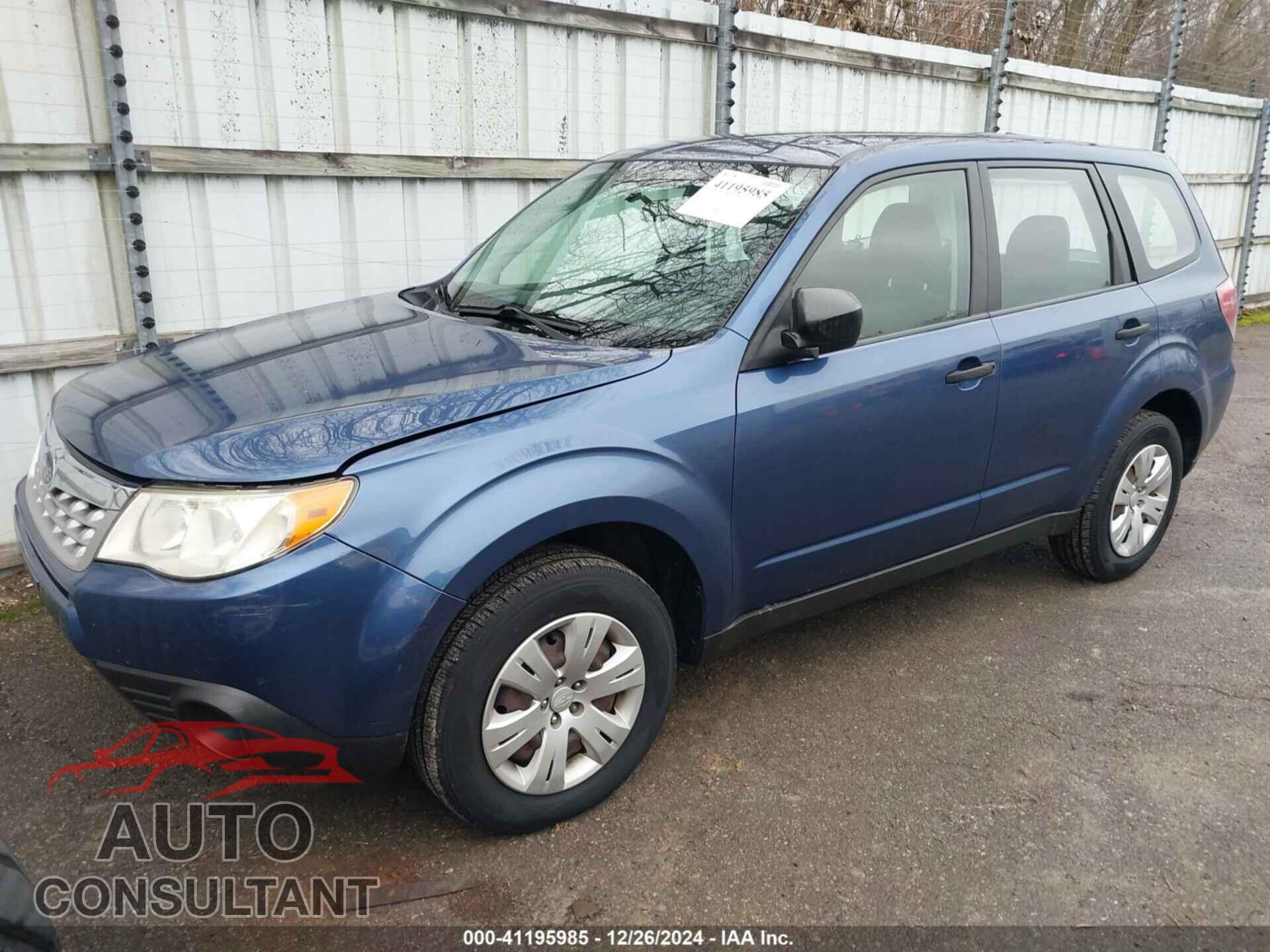 SUBARU FORESTER 2012 - JF2SHBACXCH451613