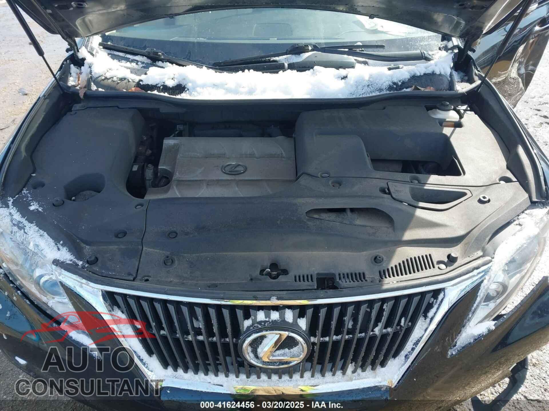 LEXUS RX 350 2012 - 2T2BK1BA9CC130654