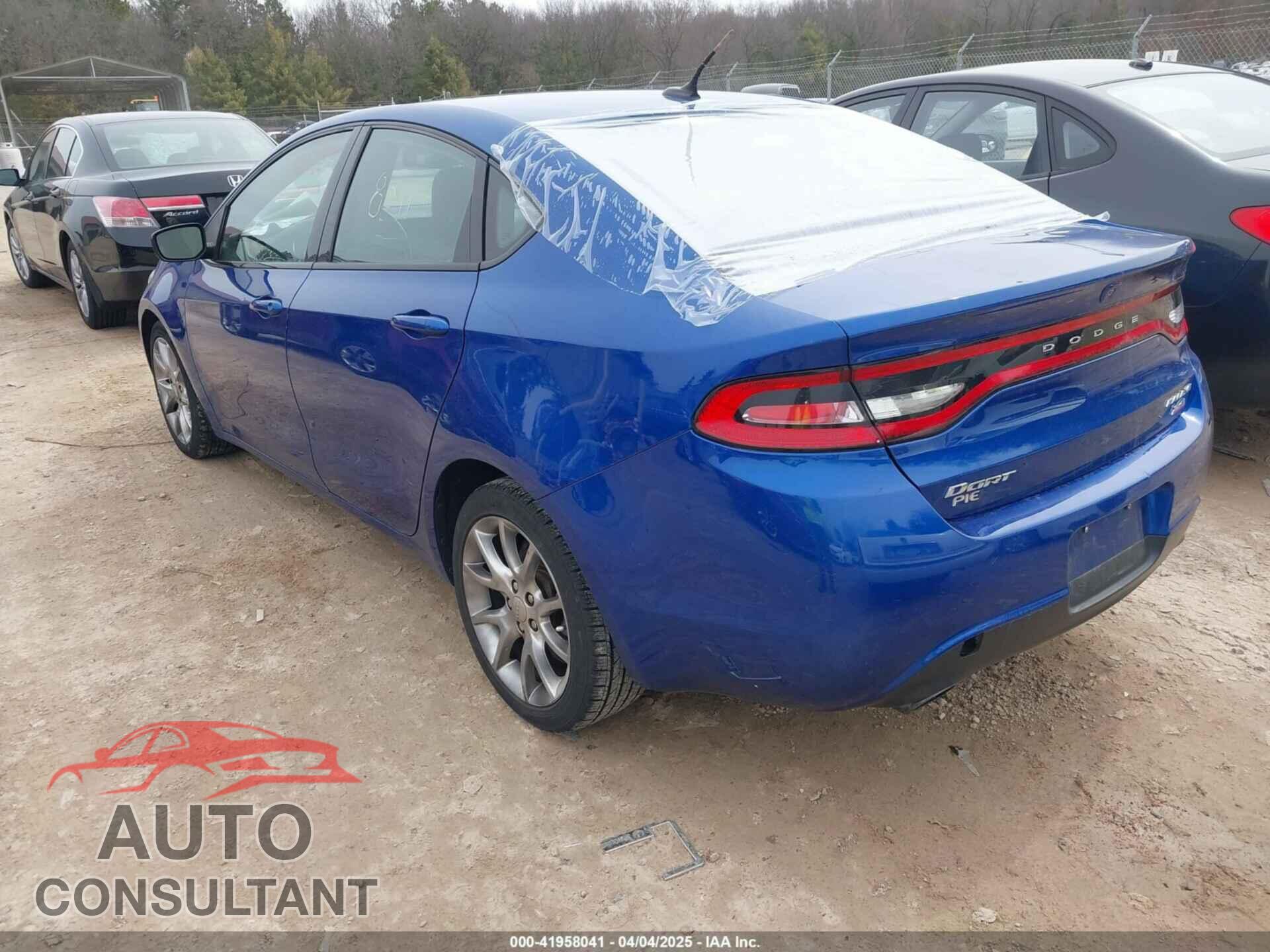 DODGE DART 2014 - 1C3CDFBB1ED692972
