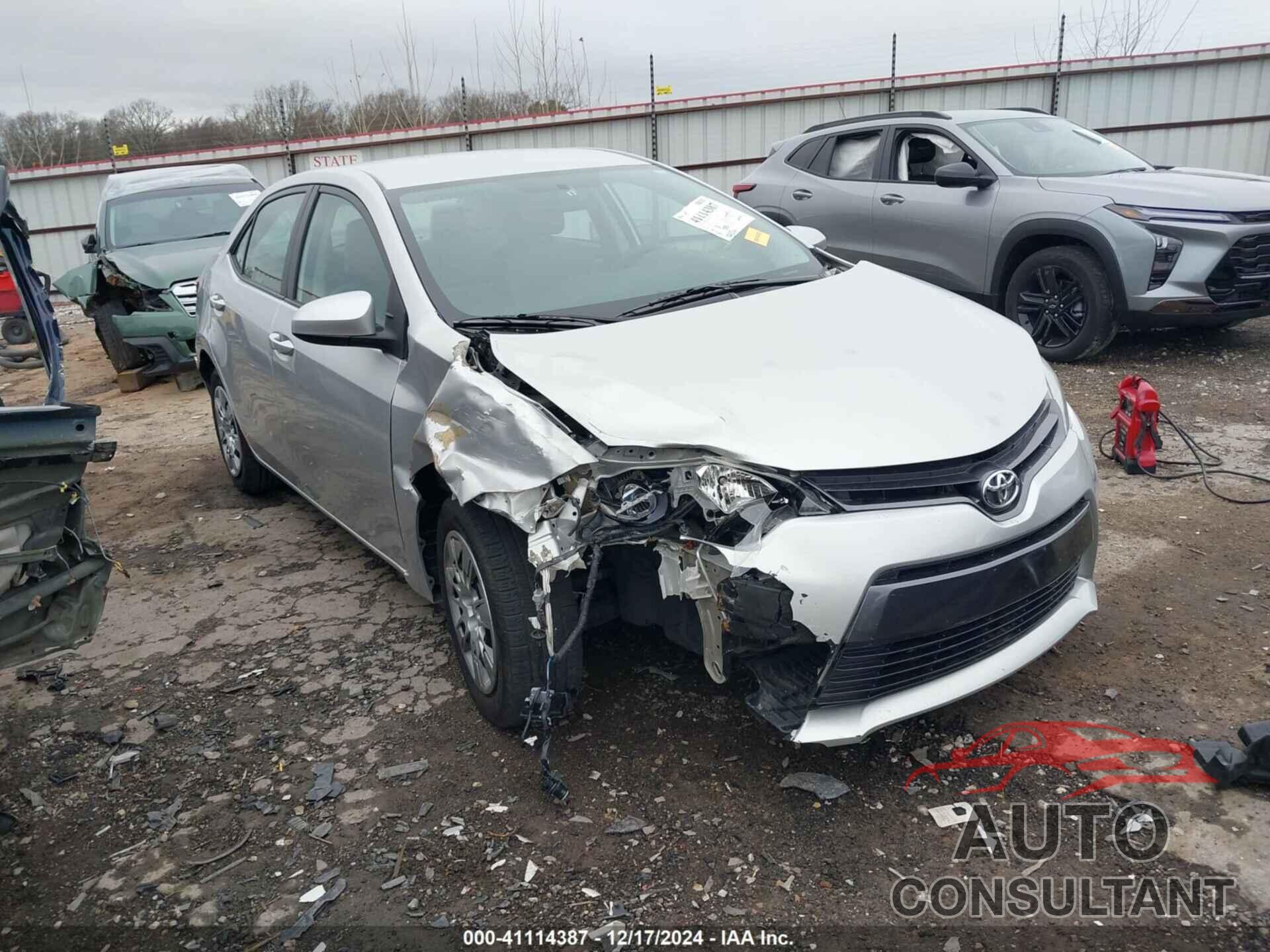 TOYOTA COROLLA 2015 - 5YFBURHE0FP301805