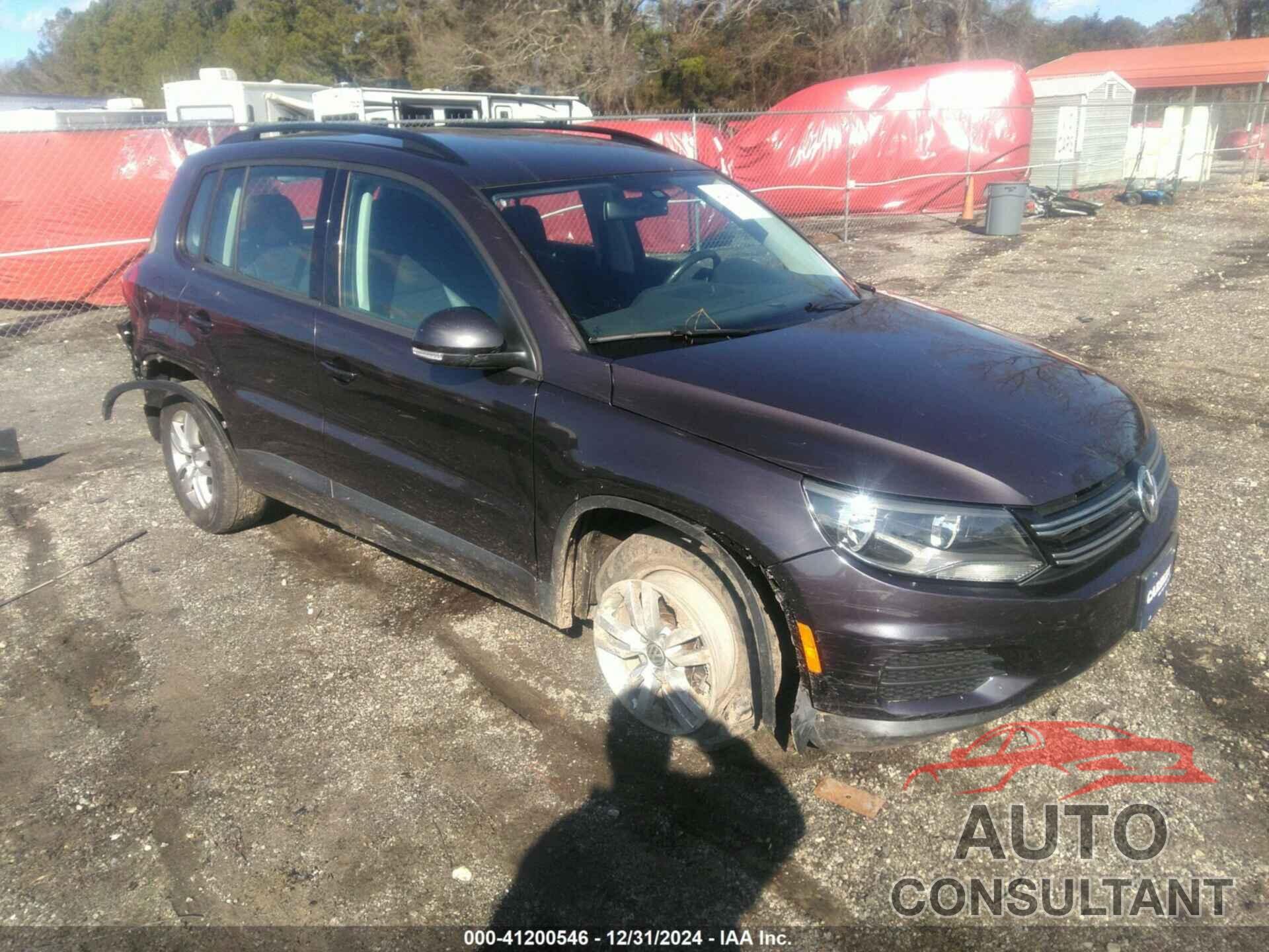 VOLKSWAGEN TIGUAN 2016 - WVGAV7AX7GW603072