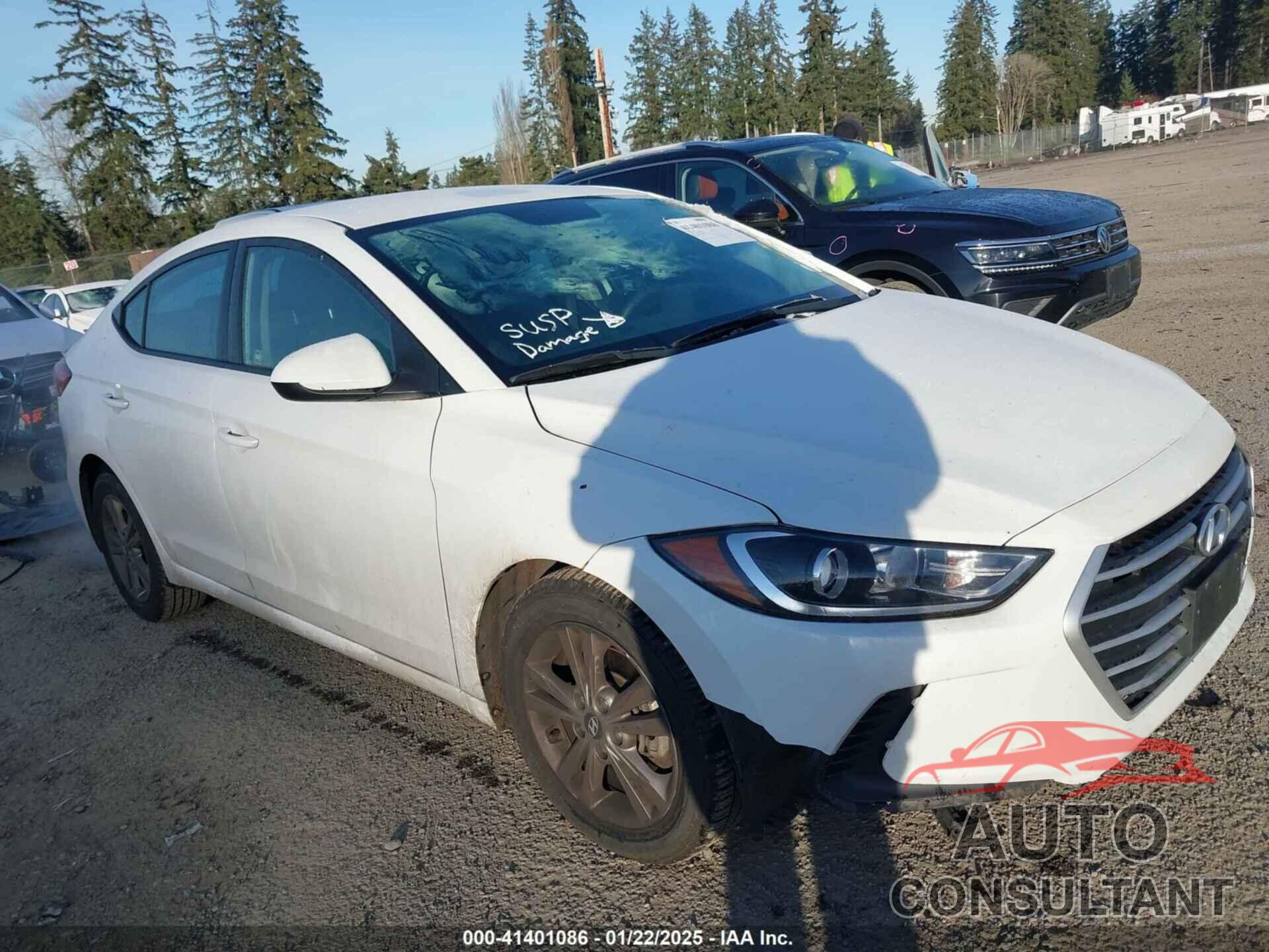 HYUNDAI ELANTRA 2018 - 5NPD84LF0JH257603