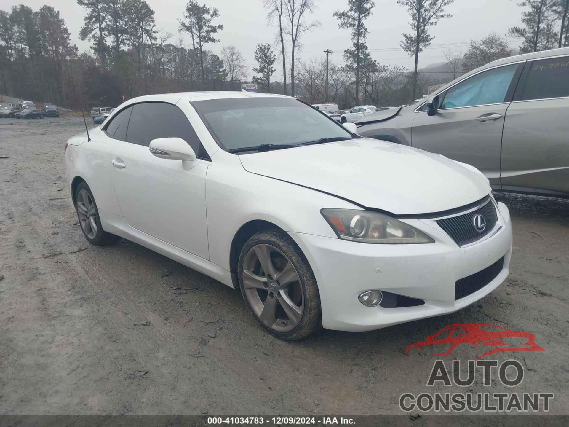 LEXUS IS 250C 2012 - JTHFF2C2XC2523146