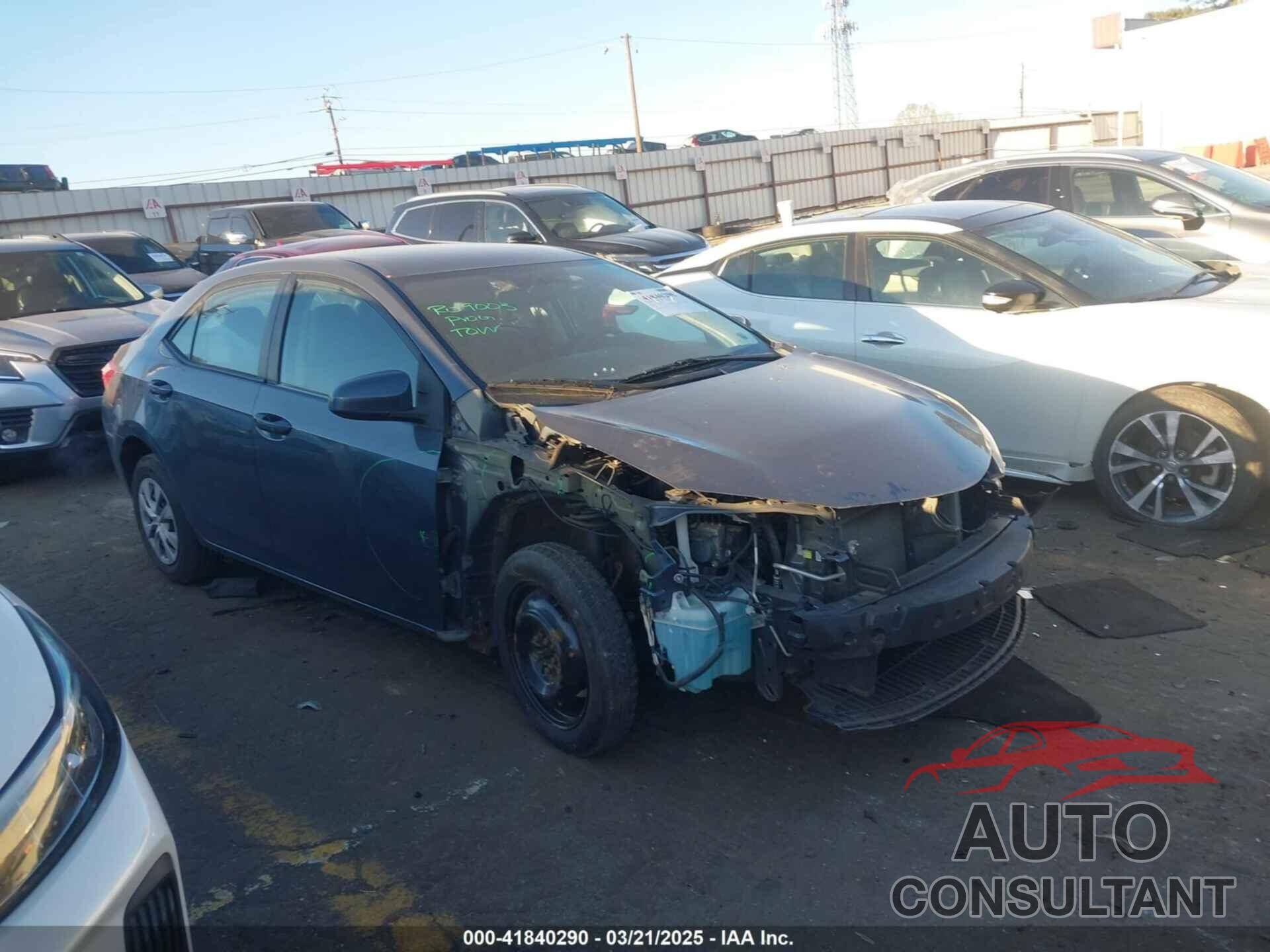 TOYOTA COROLLA 2014 - 2T1BURHE7EC143185