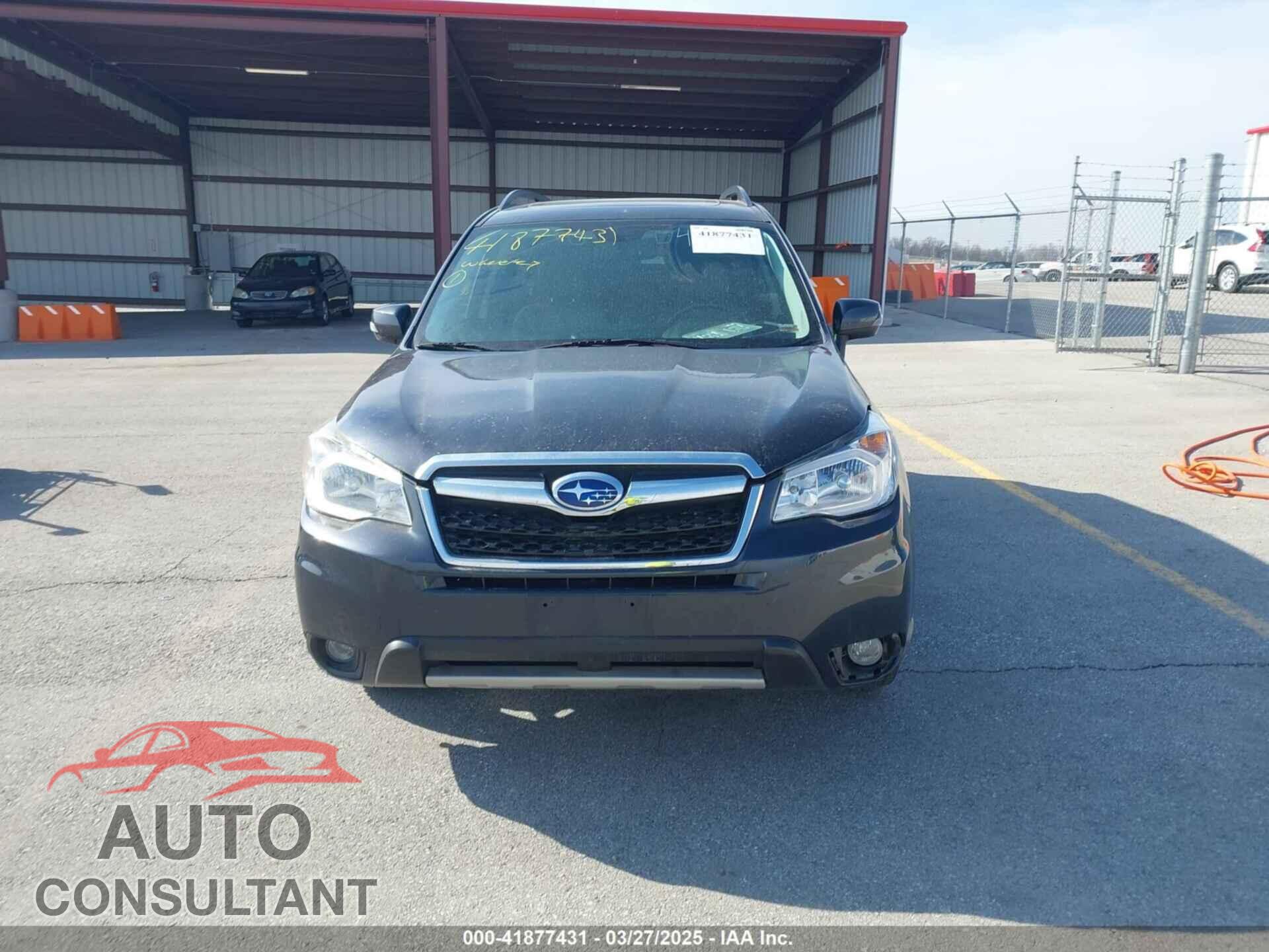 SUBARU FORESTER 2016 - JF2SJAXC8GH443473