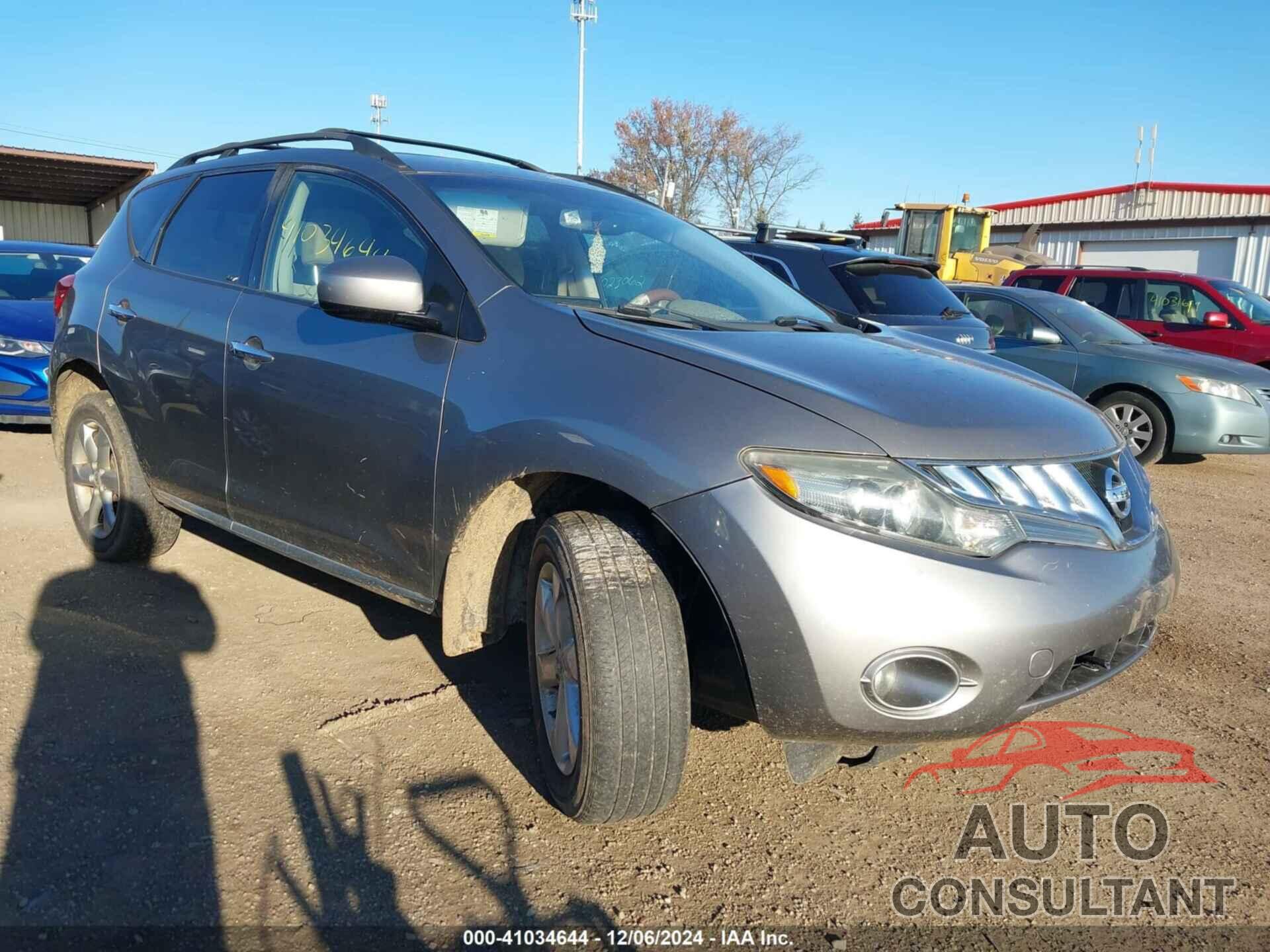 NISSAN MURANO 2009 - JN8AZ18U29W012401