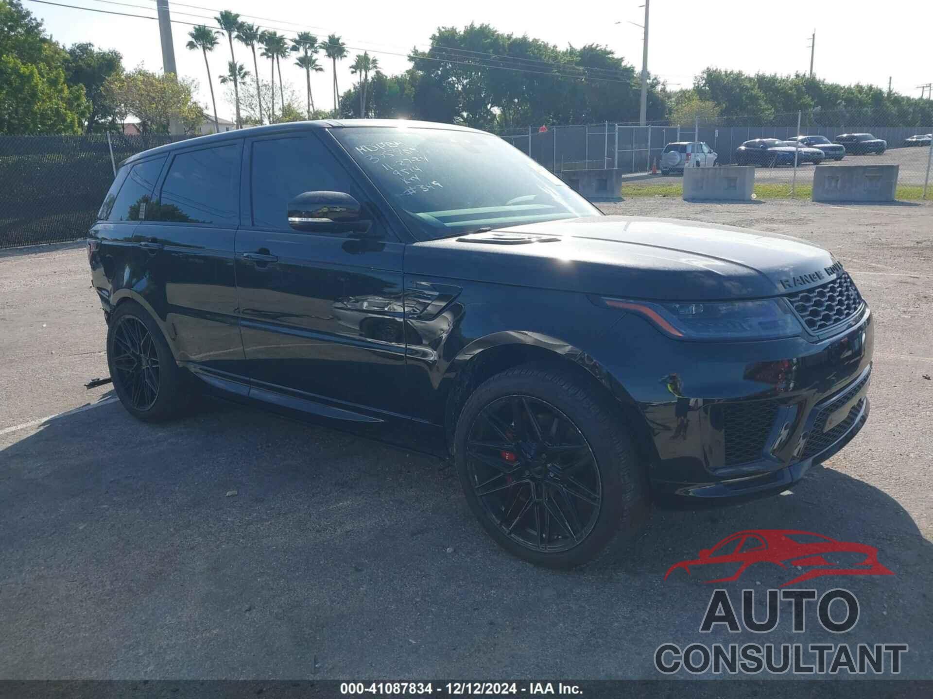 LAND ROVER RANGE ROVER SPORT 2022 - SALWR2SE3NA799514