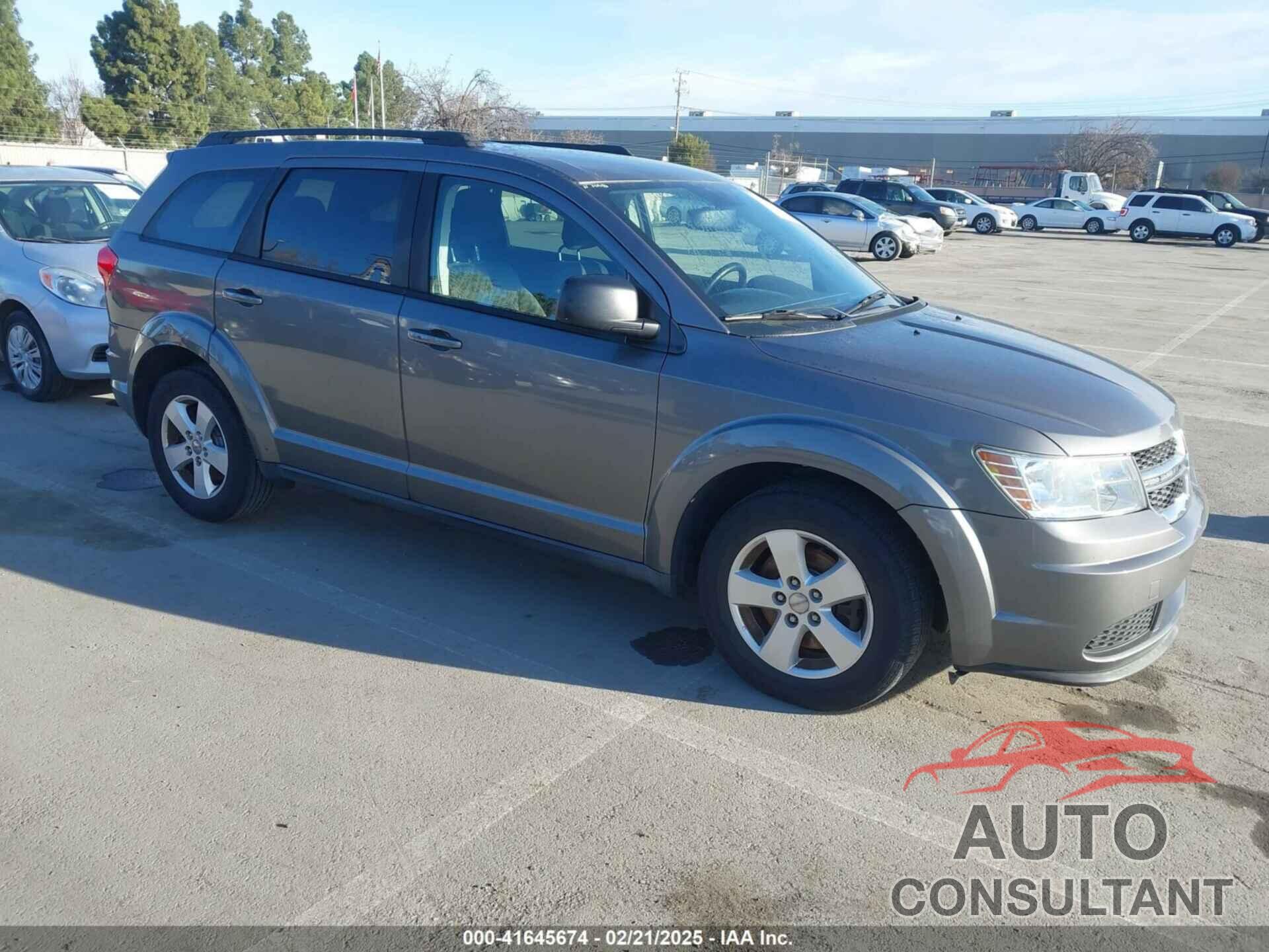 DODGE JOURNEY 2013 - 3C4PDCAB1DT612673