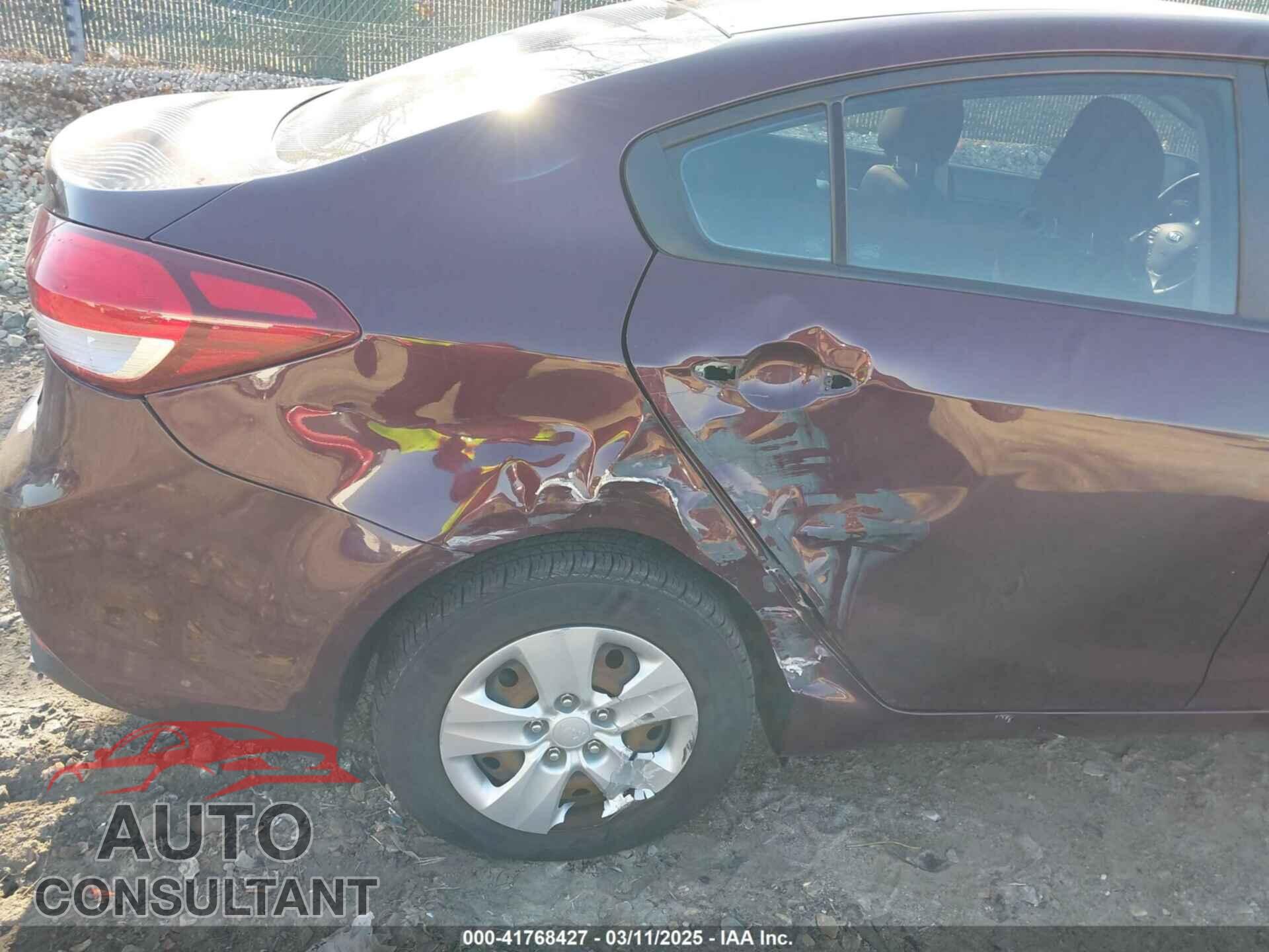KIA FORTE 2017 - 3KPFK4A77HE056947
