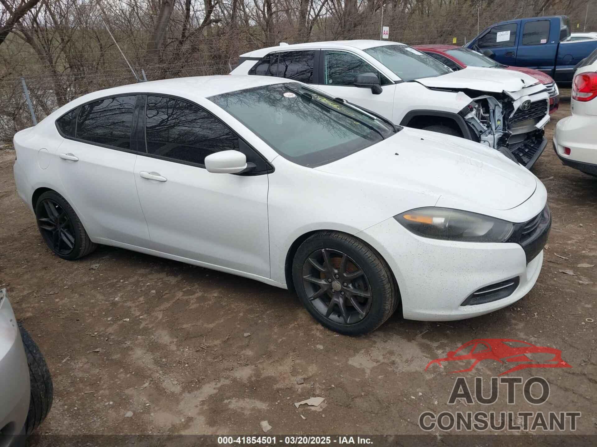 DODGE DART 2016 - 1C3CDFAA1GD555395