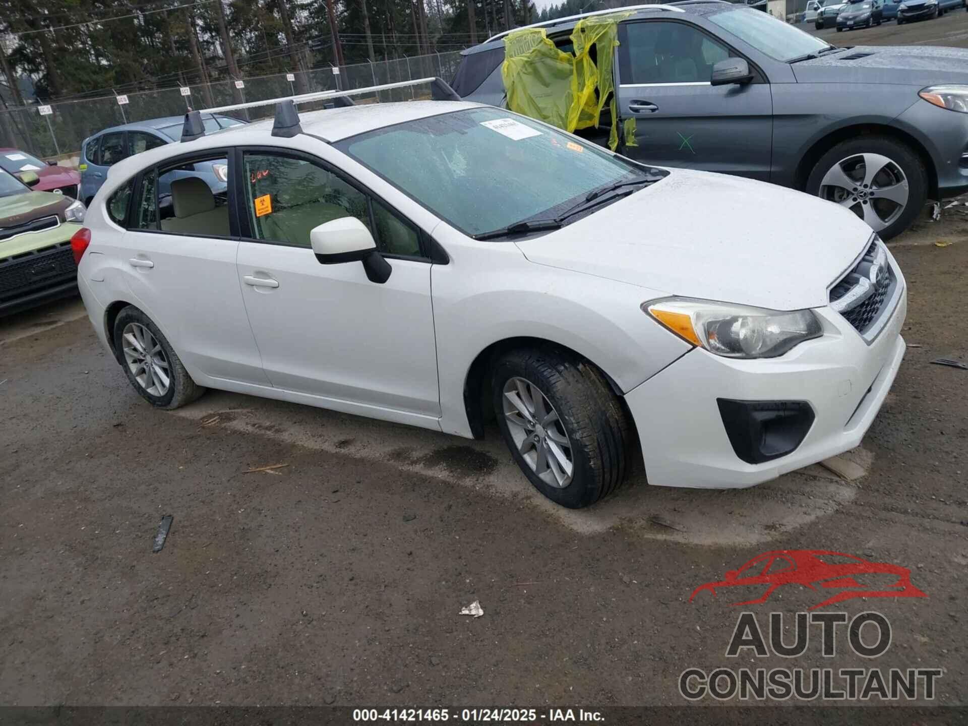 SUBARU IMPREZA 2012 - JF1GPAC69CH209314