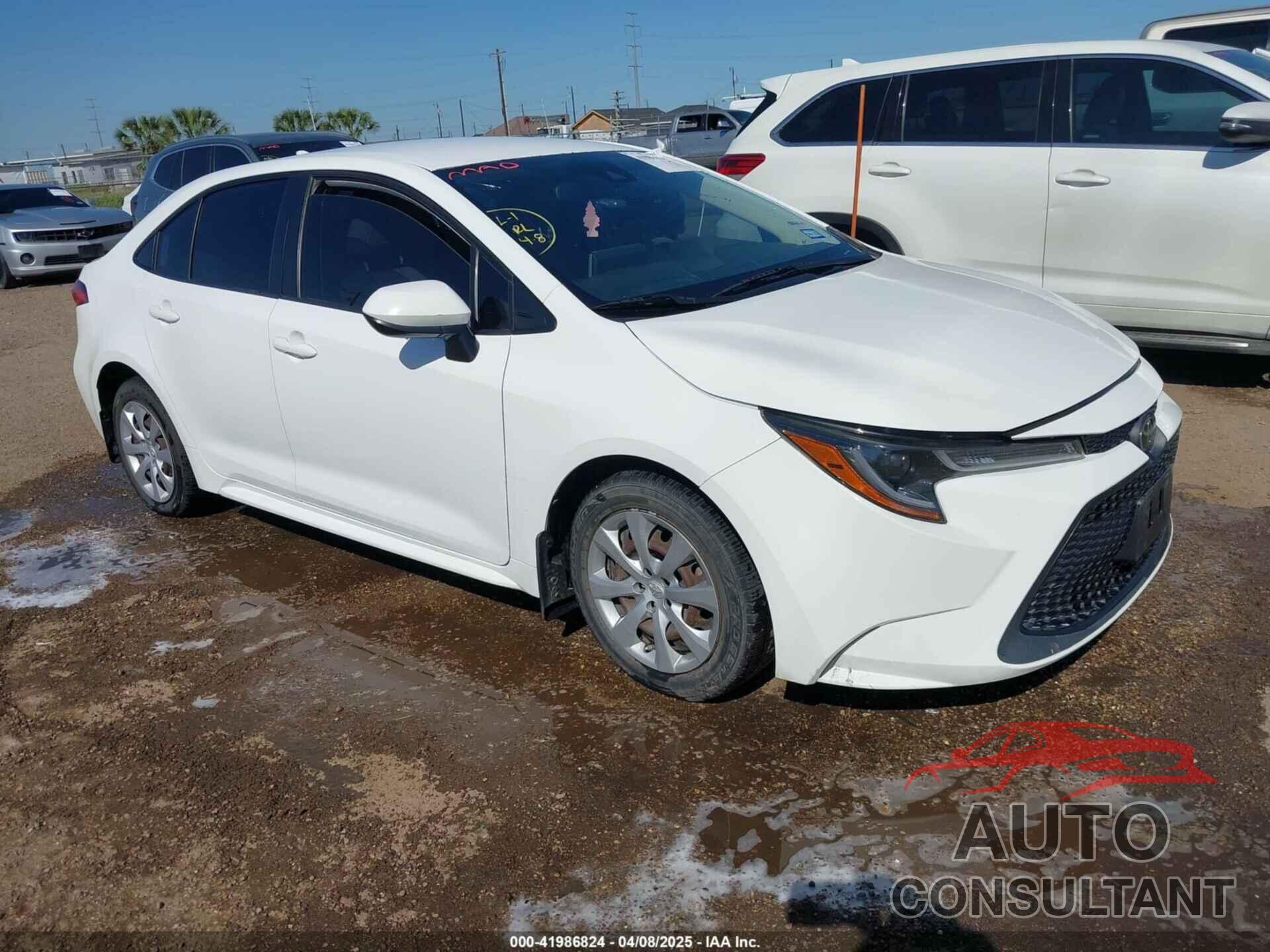 TOYOTA COROLLA 2020 - JTDEPRAEXLJ044523