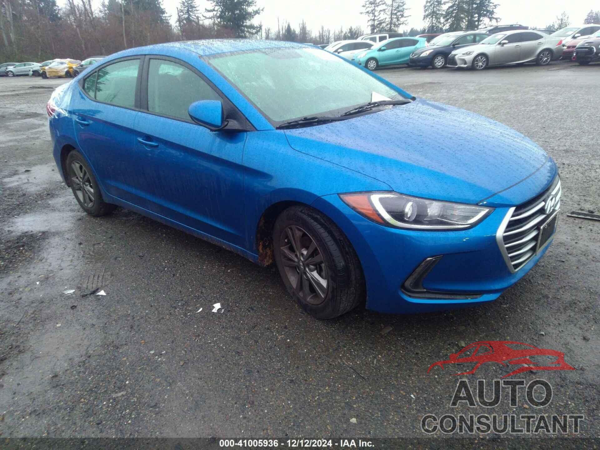 HYUNDAI ELANTRA 2018 - 5NPD84LF0JH213715