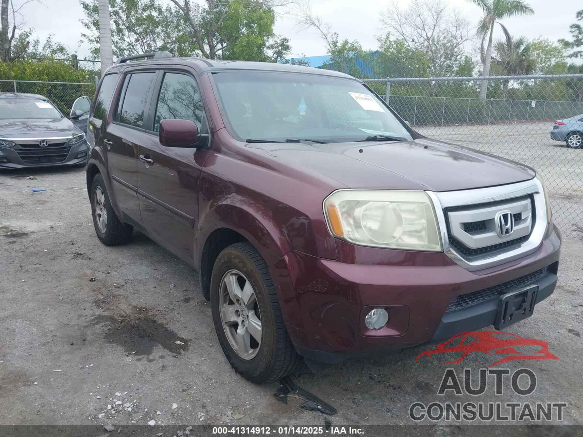 HONDA PILOT 2011 - 5FNYF4H5XBB051454