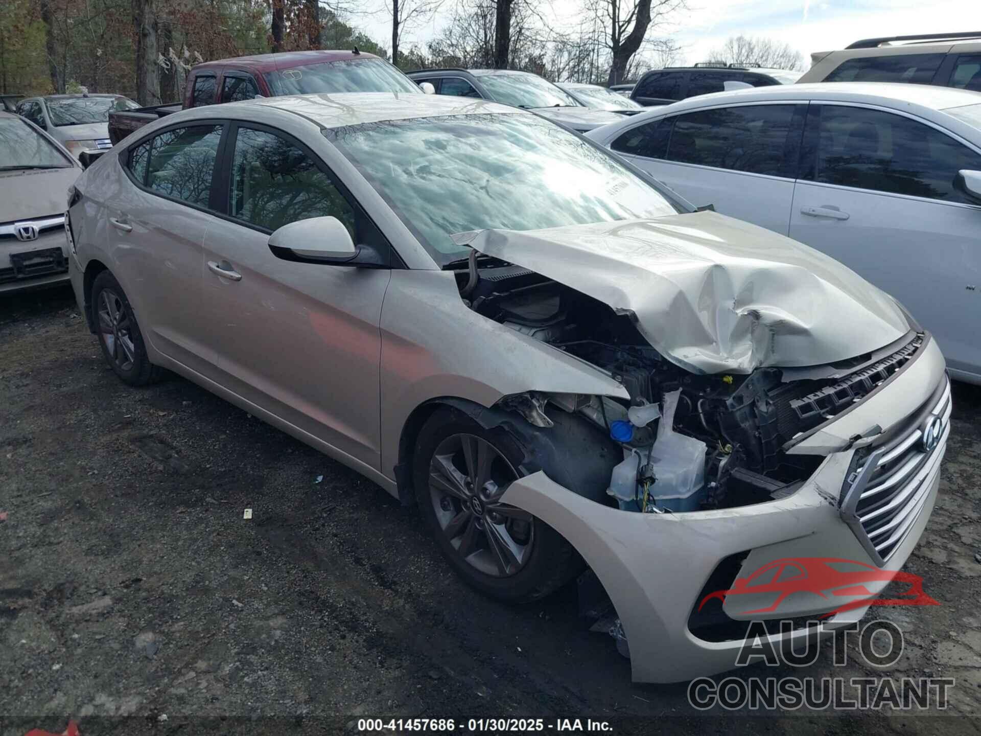 HYUNDAI ELANTRA 2018 - 5NPD84LFXJH260069