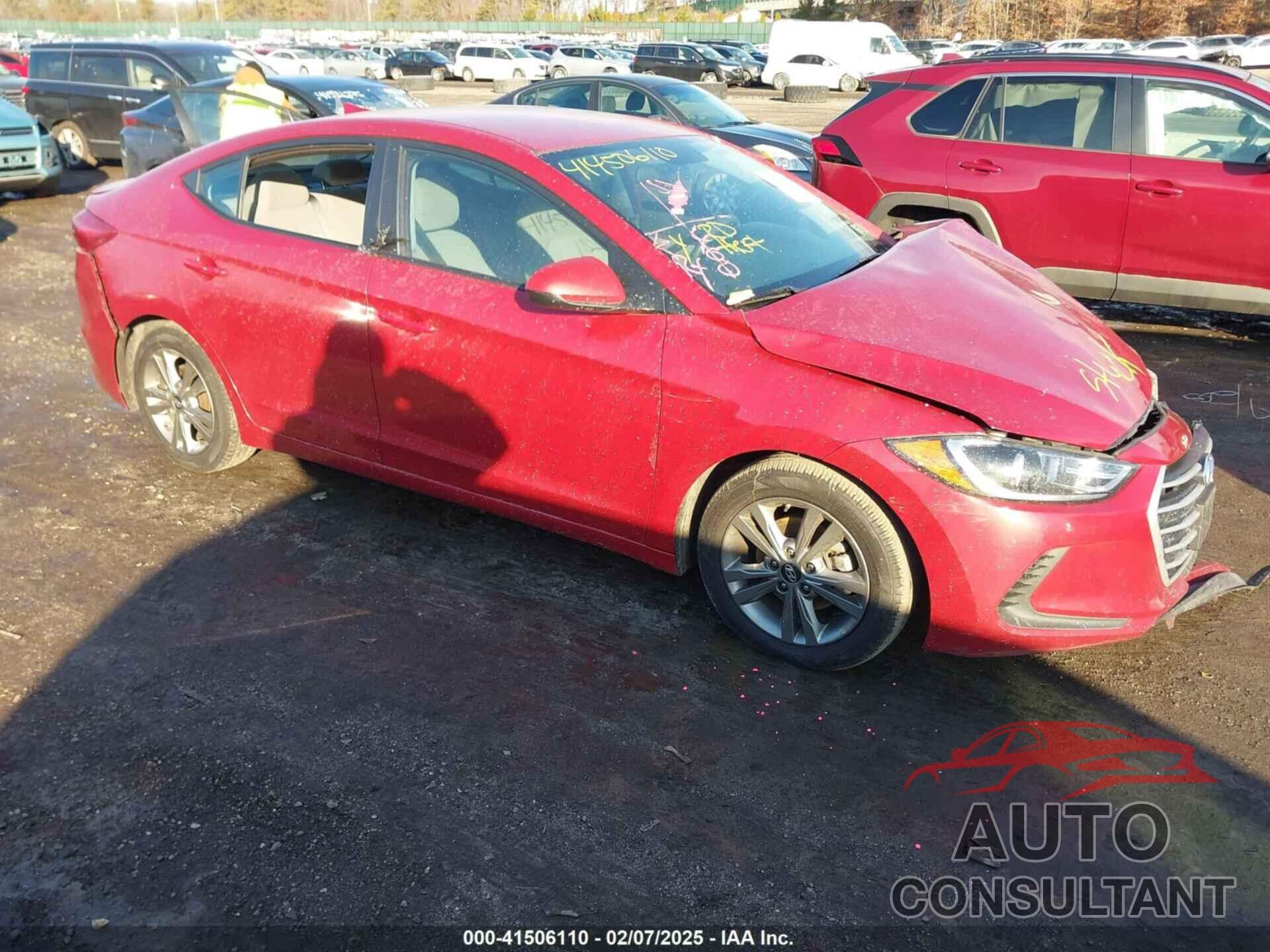 HYUNDAI ELANTRA 2018 - 5NPD84LF5JH391913