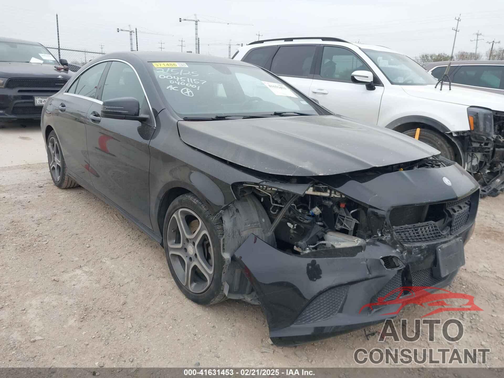 MERCEDES-BENZ CLA 250 2014 - WDDSJ4EB3EN040001