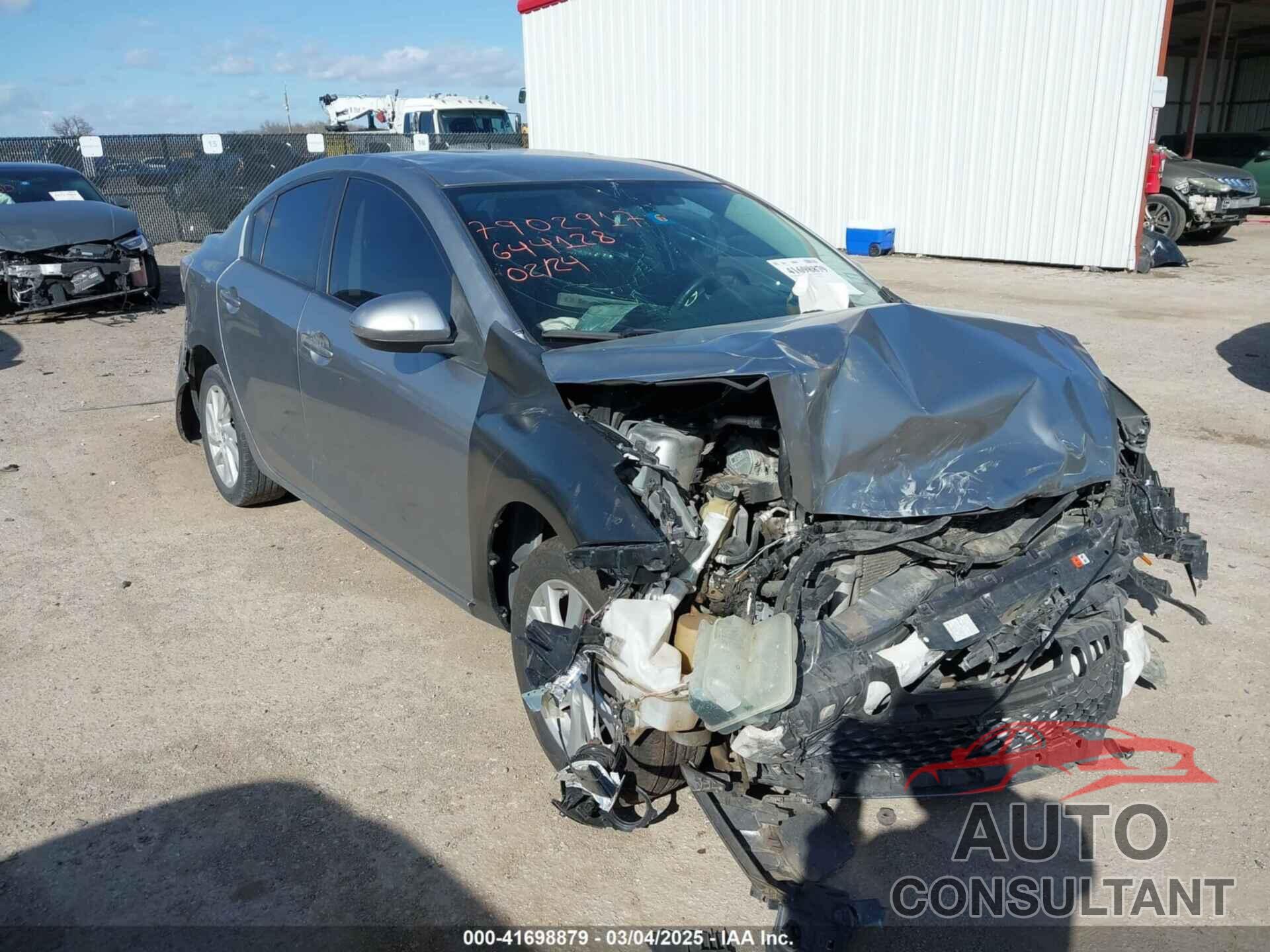 MAZDA MAZDA3 2012 - JM1BL1V78C1644128