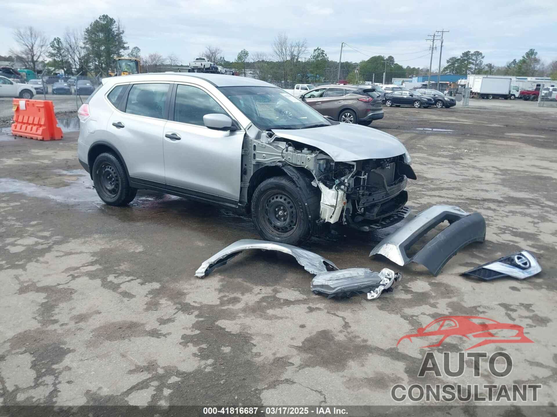 NISSAN ROGUE 2016 - KNMAT2MT6GP621577
