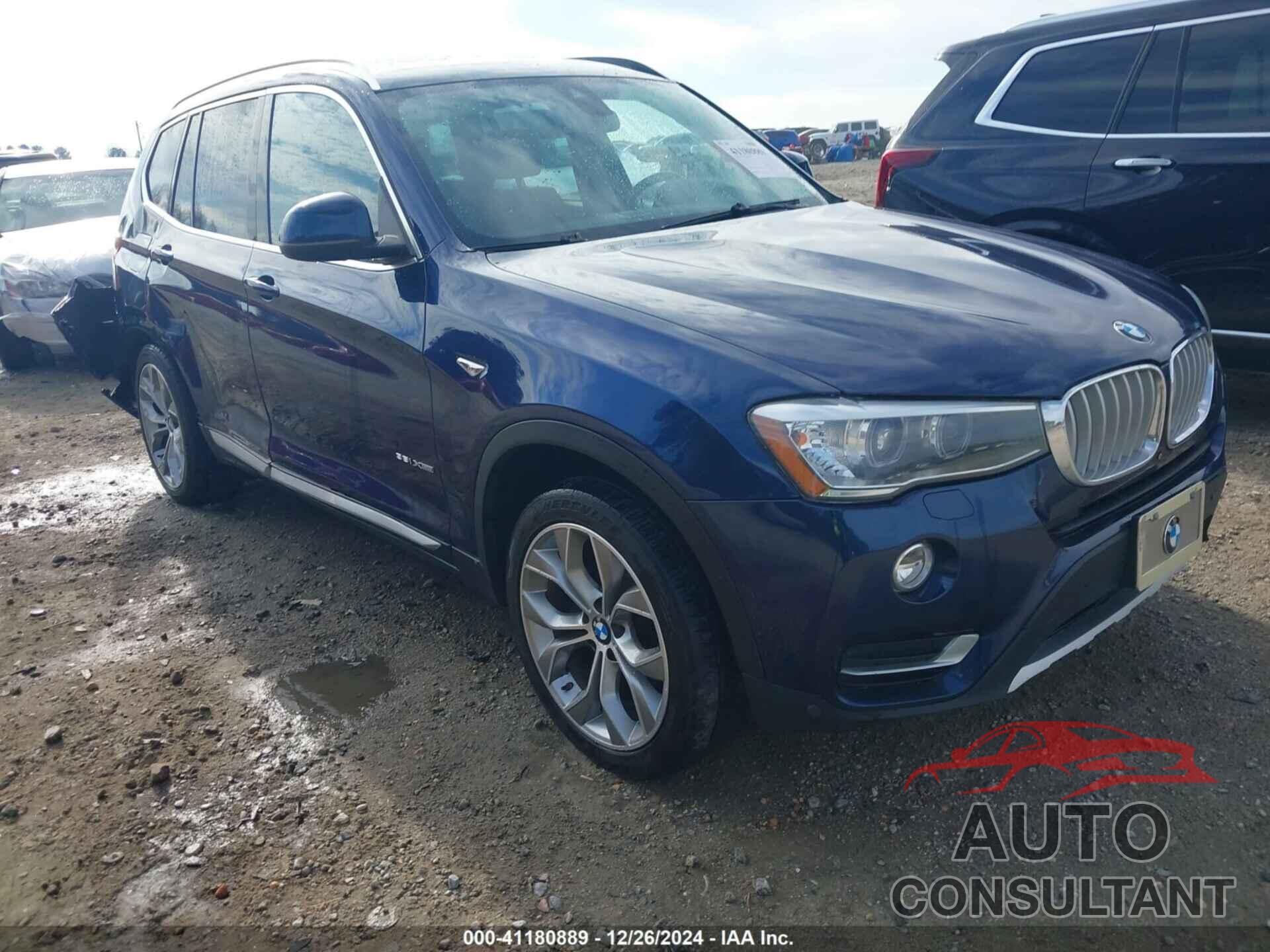 BMW X3 2016 - 5UXWX7C59G0K36418