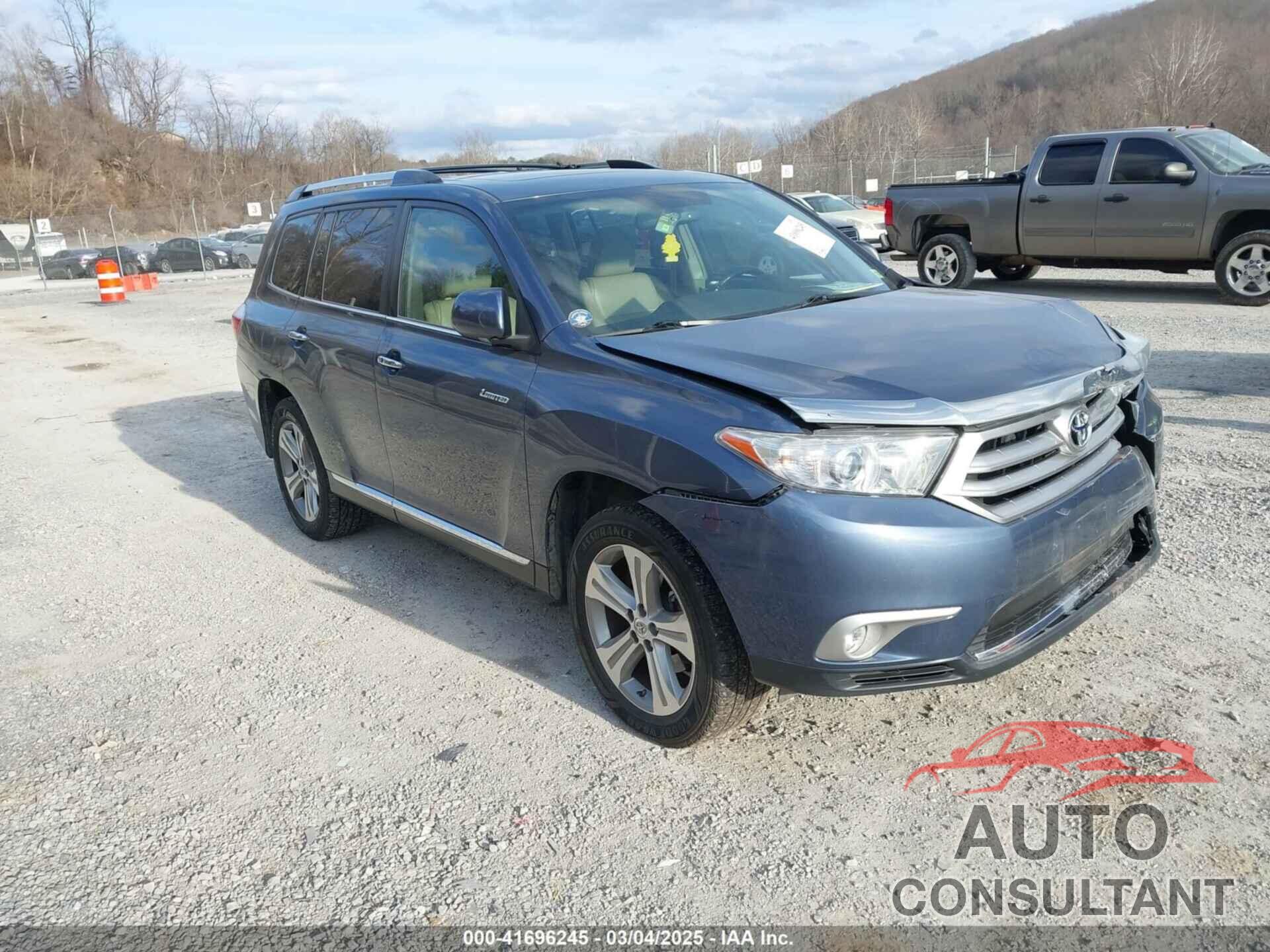 TOYOTA HIGHLANDER 2013 - 5TDDK3EH7DS261513