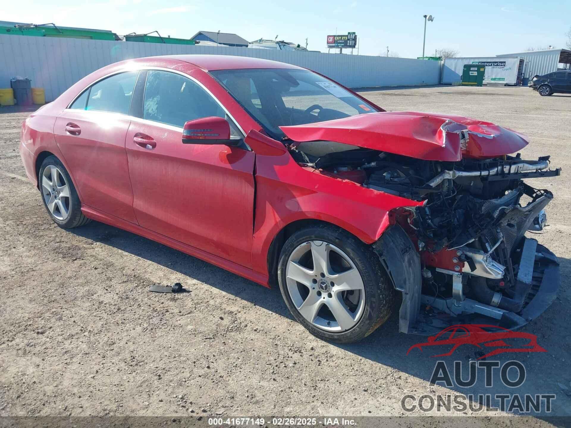 MERCEDES-BENZ CLA 250 2018 - WDDSJ4EB1JN535887
