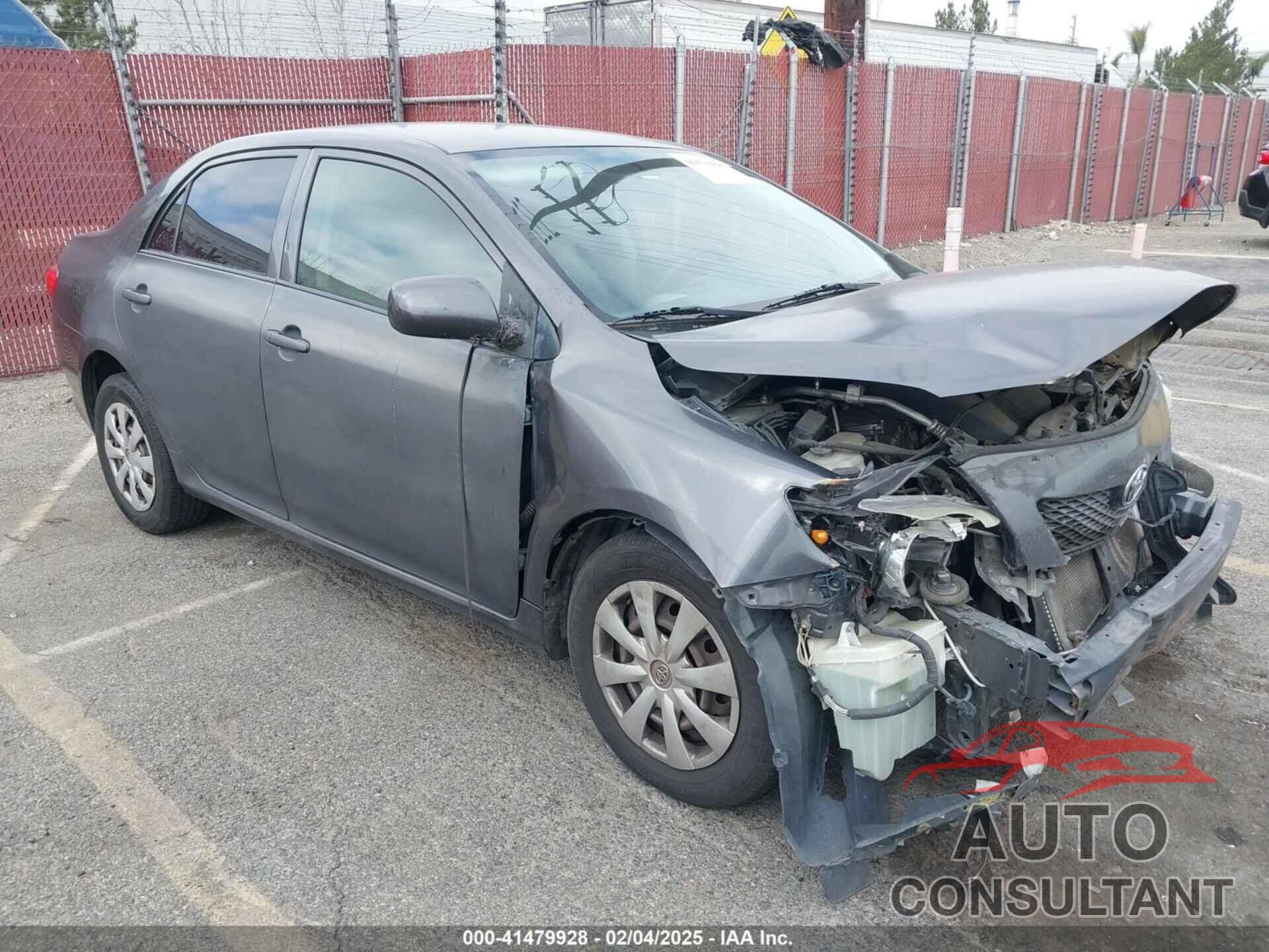 TOYOTA COROLLA 2009 - JTDBL40E899082605
