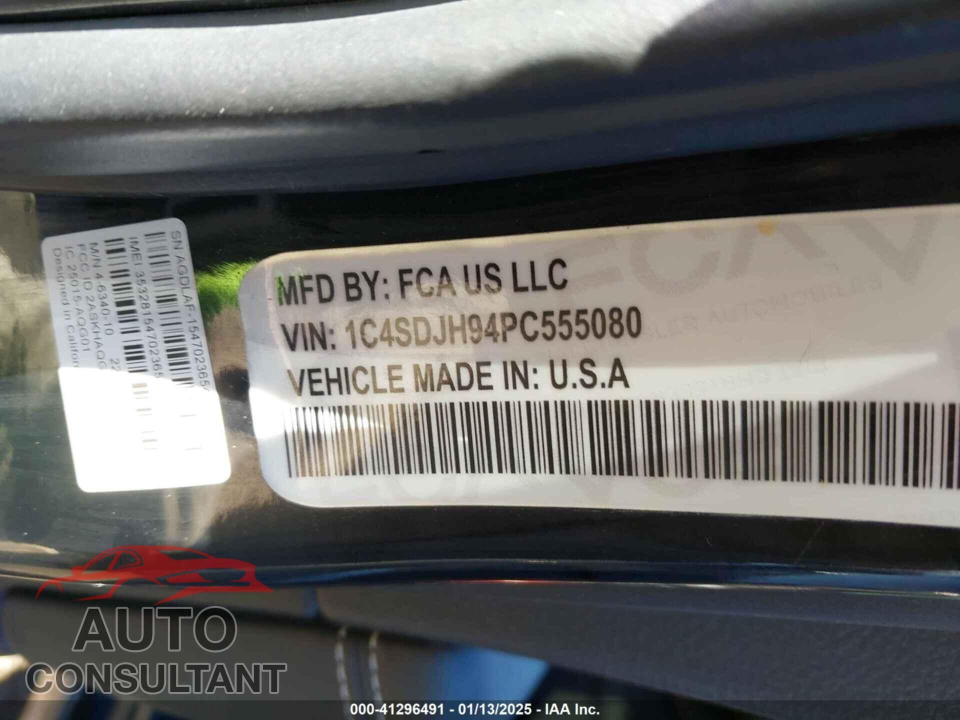 DODGE DURANGO 2023 - 1C4SDJH94PC555080