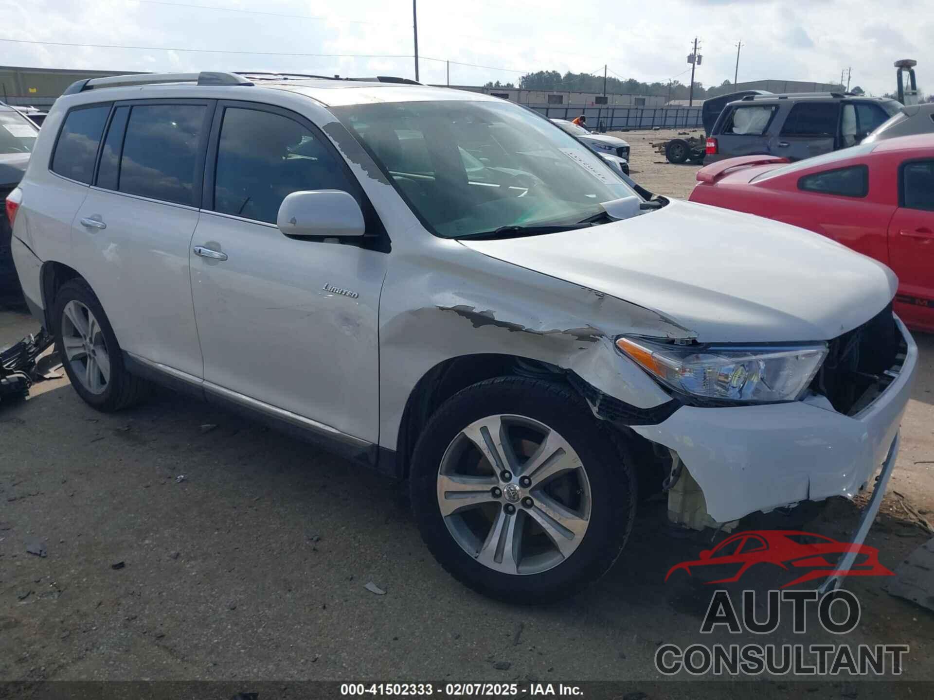 TOYOTA HIGHLANDER 2012 - 5TDYK3EH9CS083054