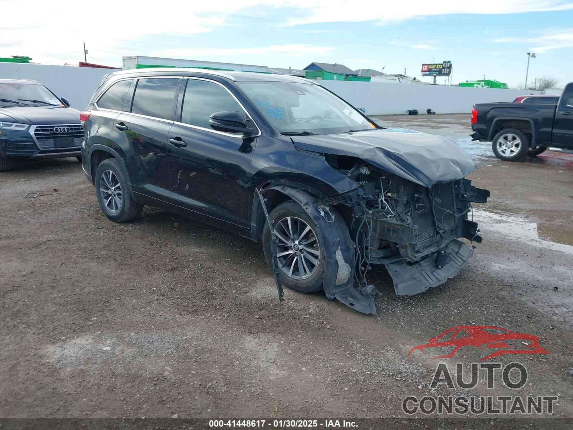 TOYOTA HIGHLANDER 2017 - 5TDKZRFH9HS509478