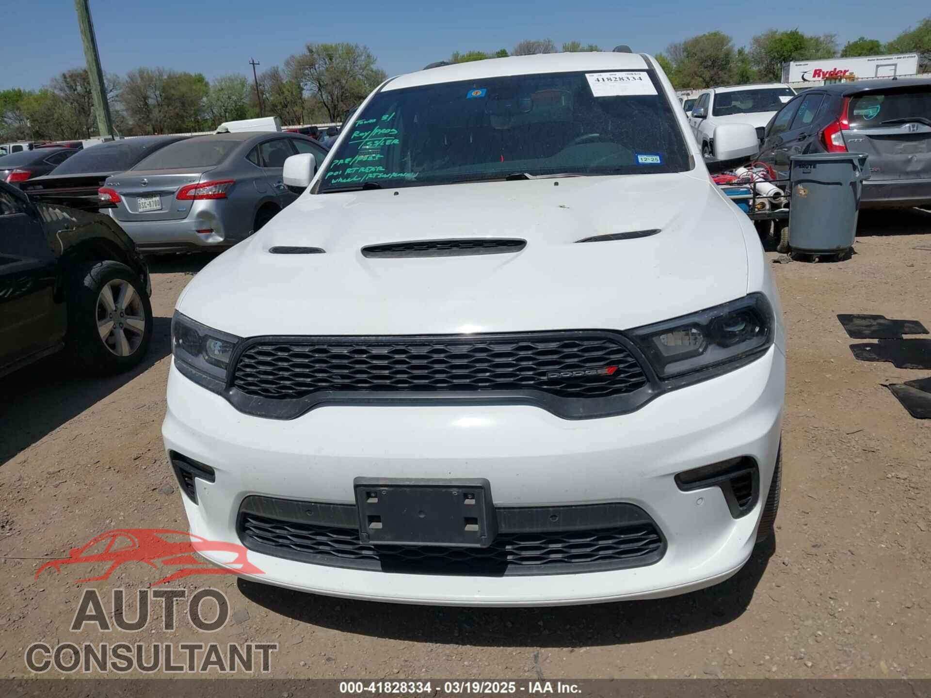 DODGE DURANGO 2021 - 1C4SDHCT3MC540450