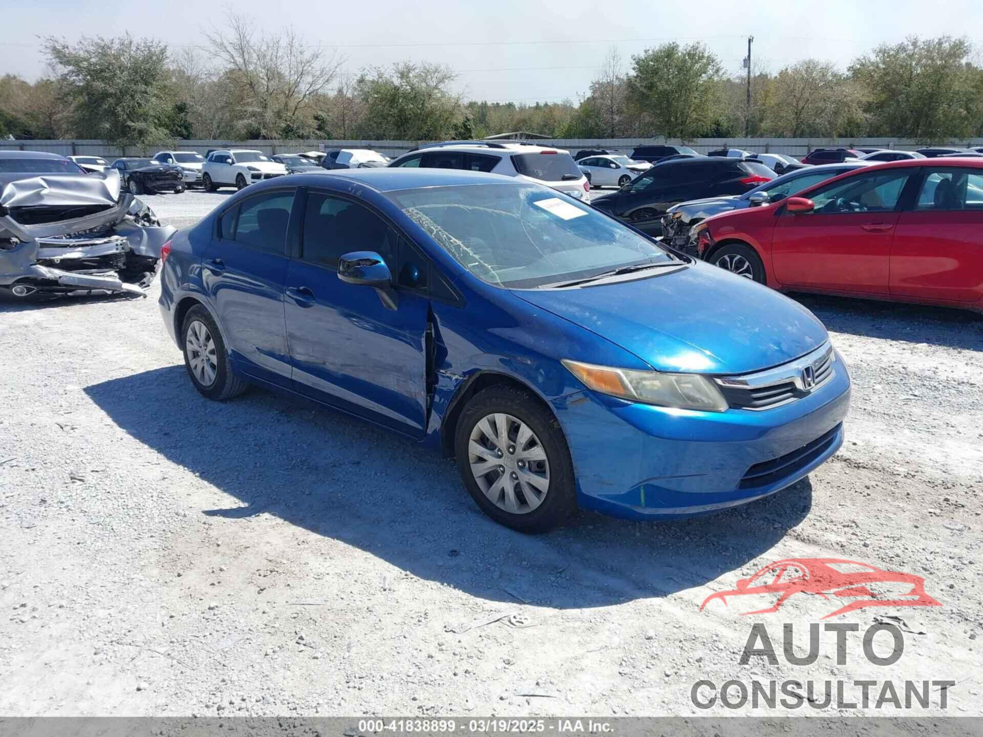 HONDA CIVIC 2012 - 2HGFB2F5XCH510991