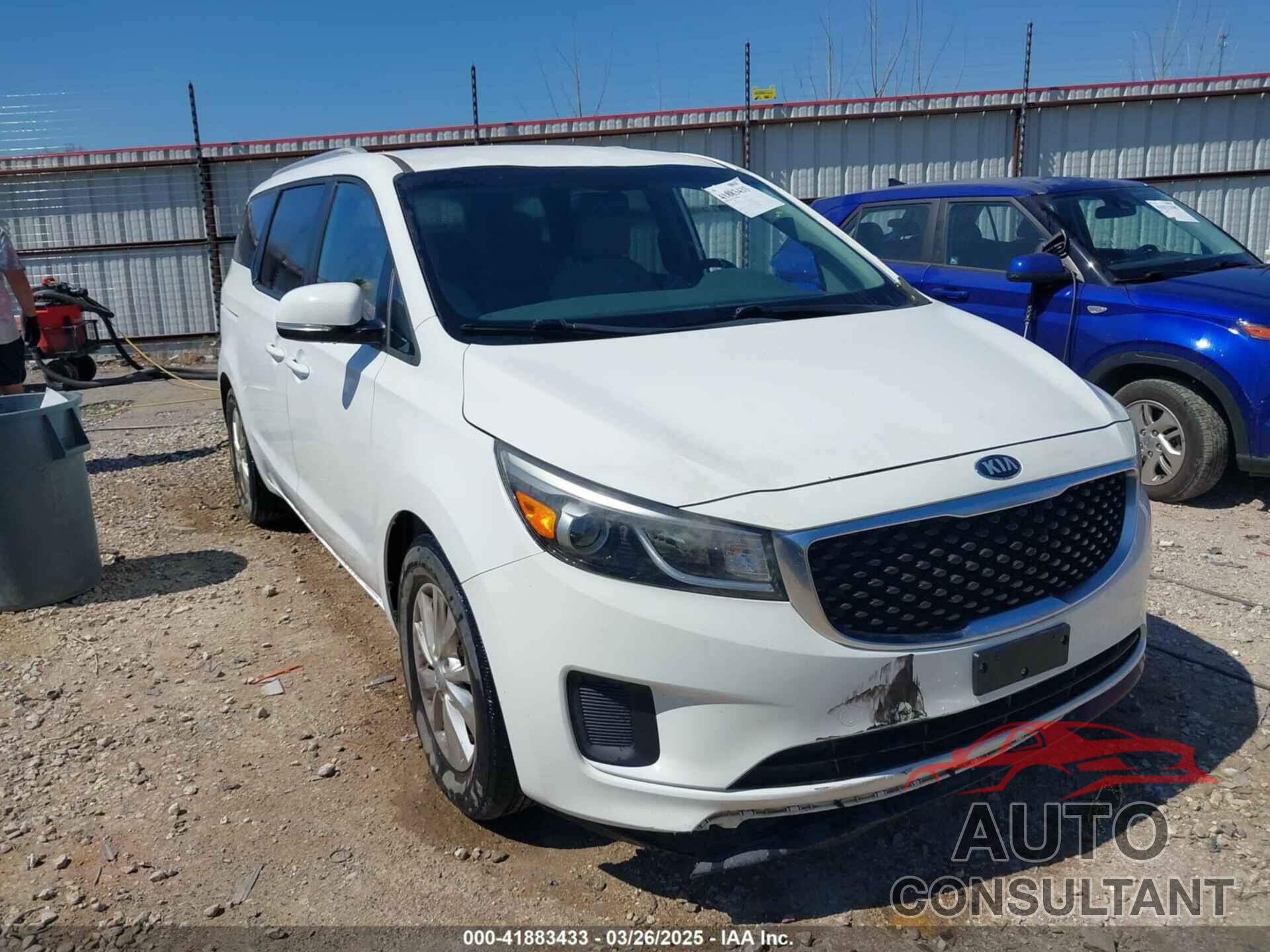 KIA SEDONA 2016 - KNDMB5C1XG6094649