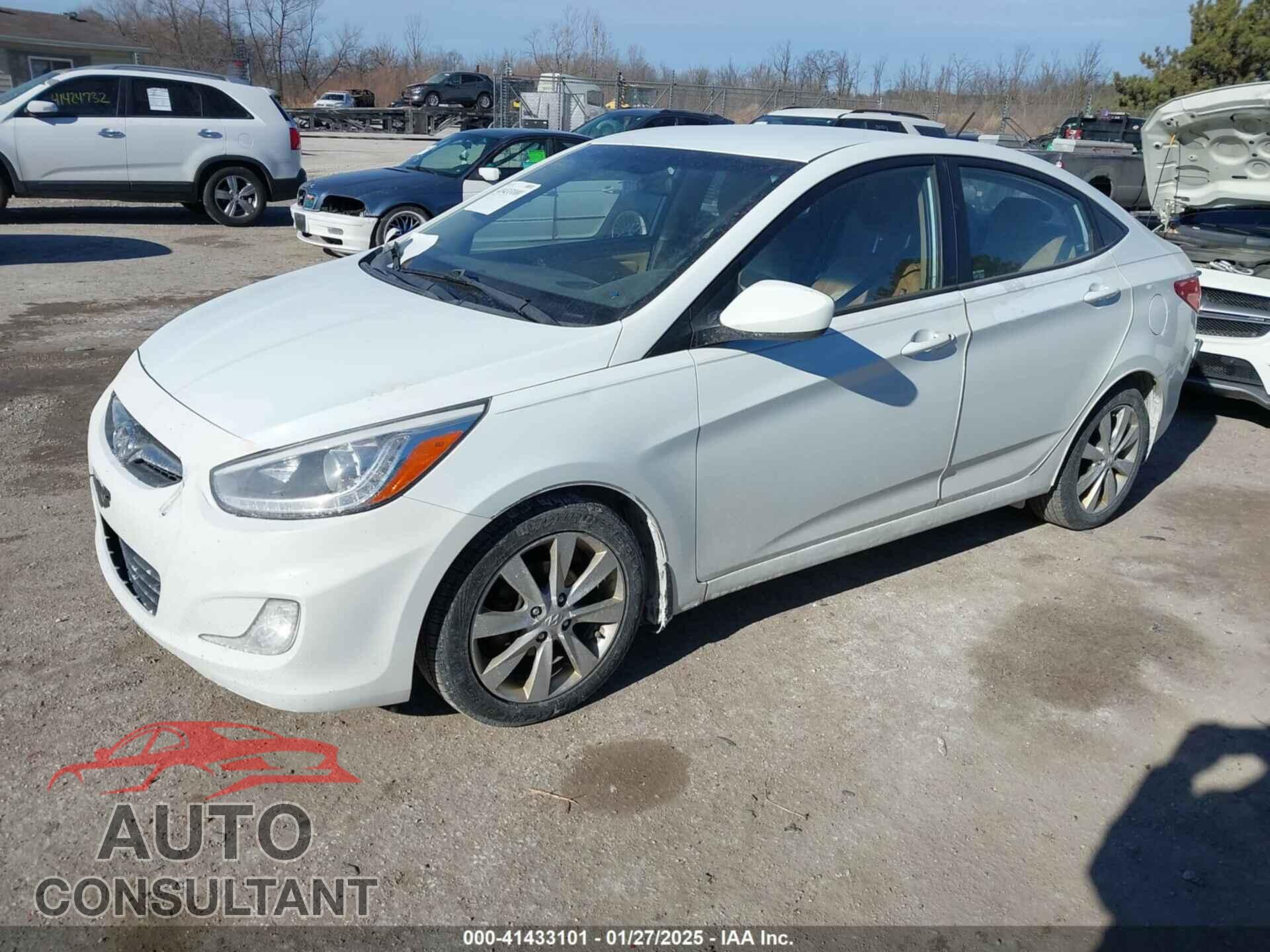 HYUNDAI ACCENT 2014 - KMHCU4AE3EU596090
