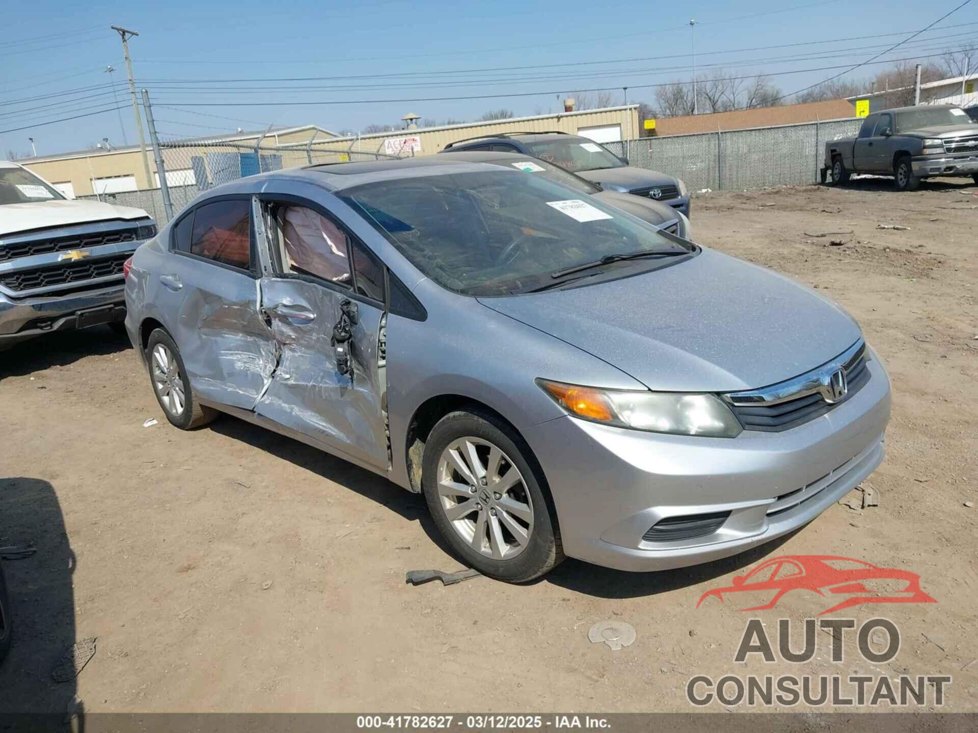 HONDA CIVIC 2012 - 19XFB2F85CE021015