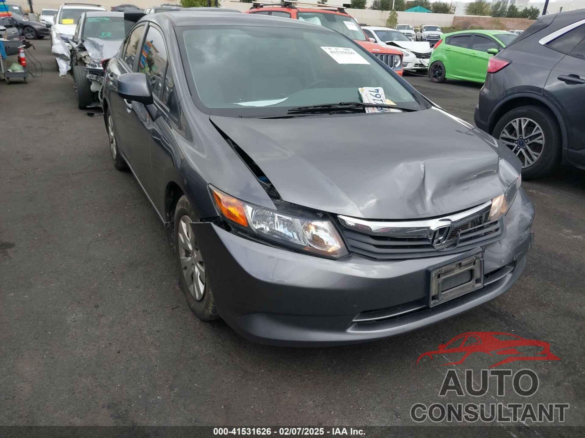 HONDA CIVIC 2012 - 19XFB2F53CE353914