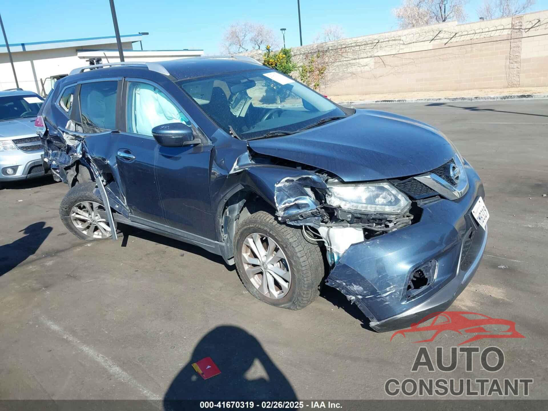 NISSAN ROGUE 2016 - KNMAT2MT5GP629279