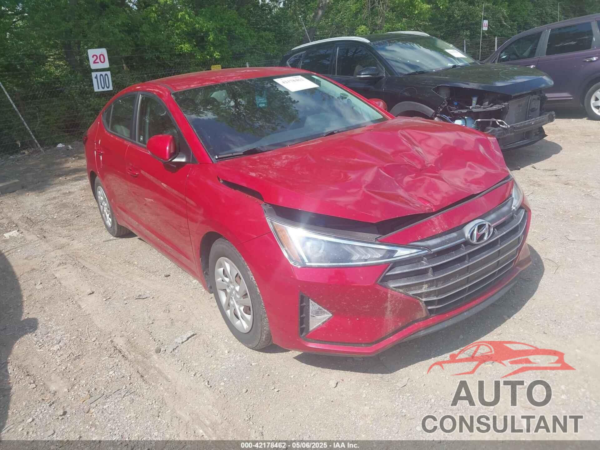HYUNDAI ELANTRA 2019 - 5NPD74LF4KH473801