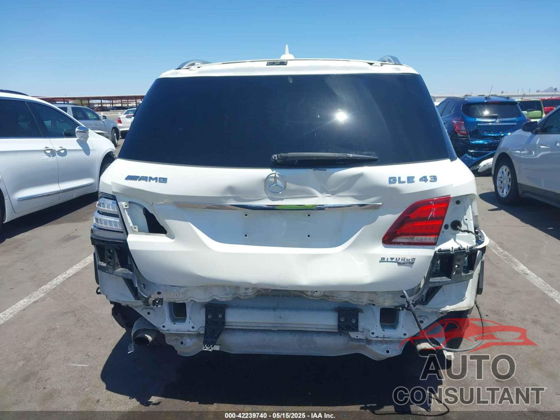MERCEDES-BENZ AMG GLE 43 2018 - 4JGDA6EB5JA998357