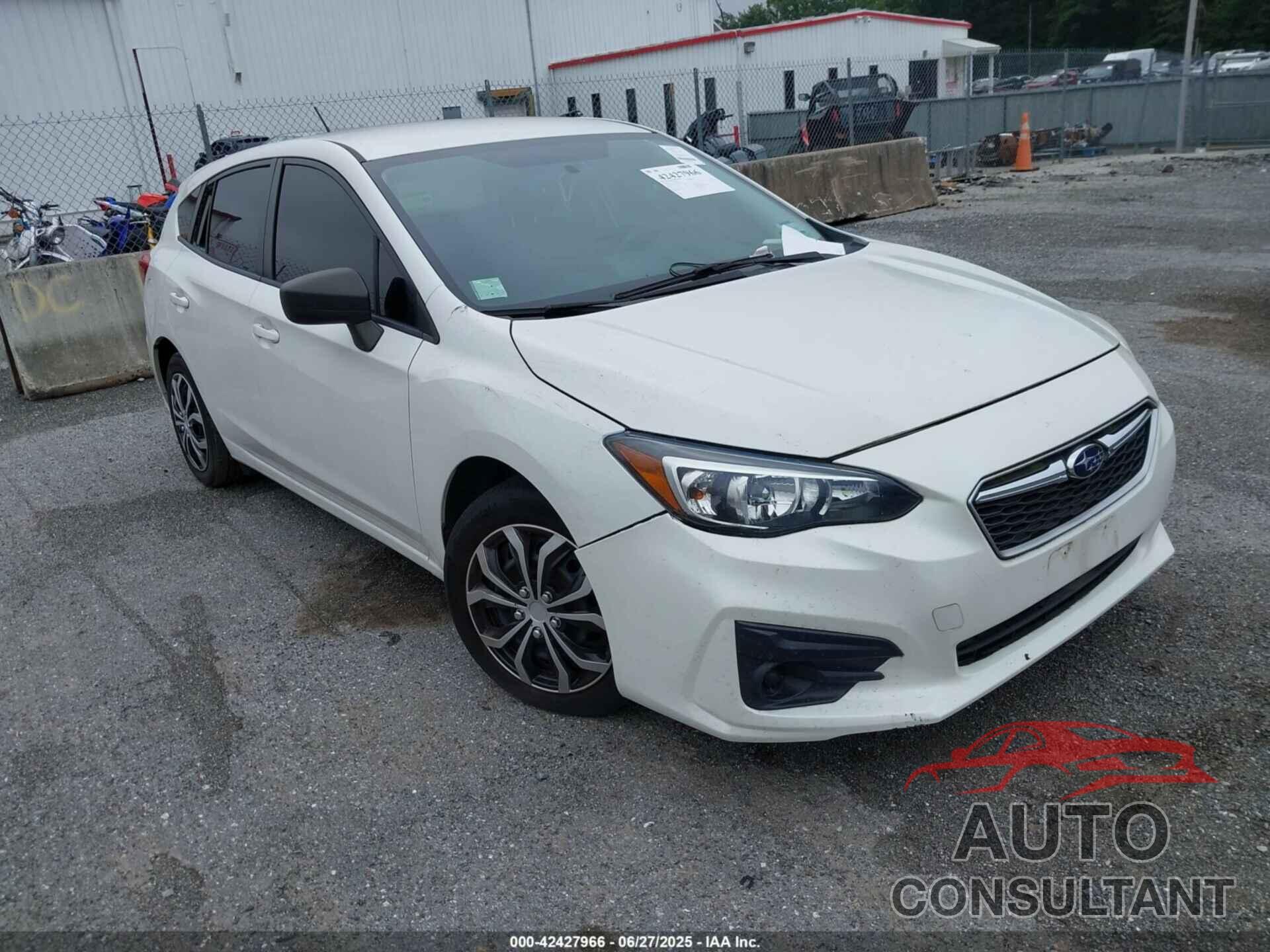 SUBARU IMPREZA 2019 - 4S3GTAA63K3726953
