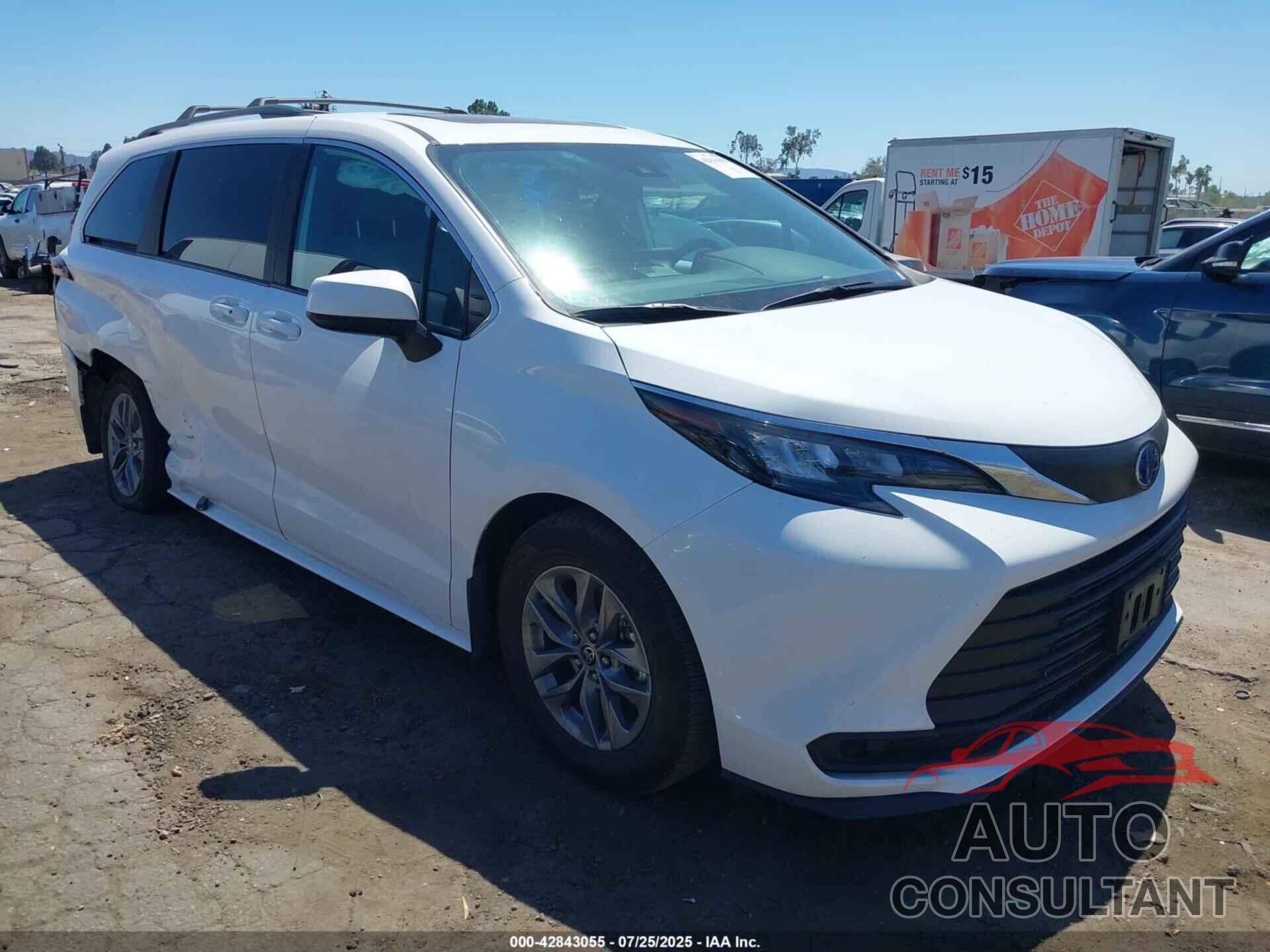 TOYOTA SIENNA 2025 - 5TDBRKEC6SS239761