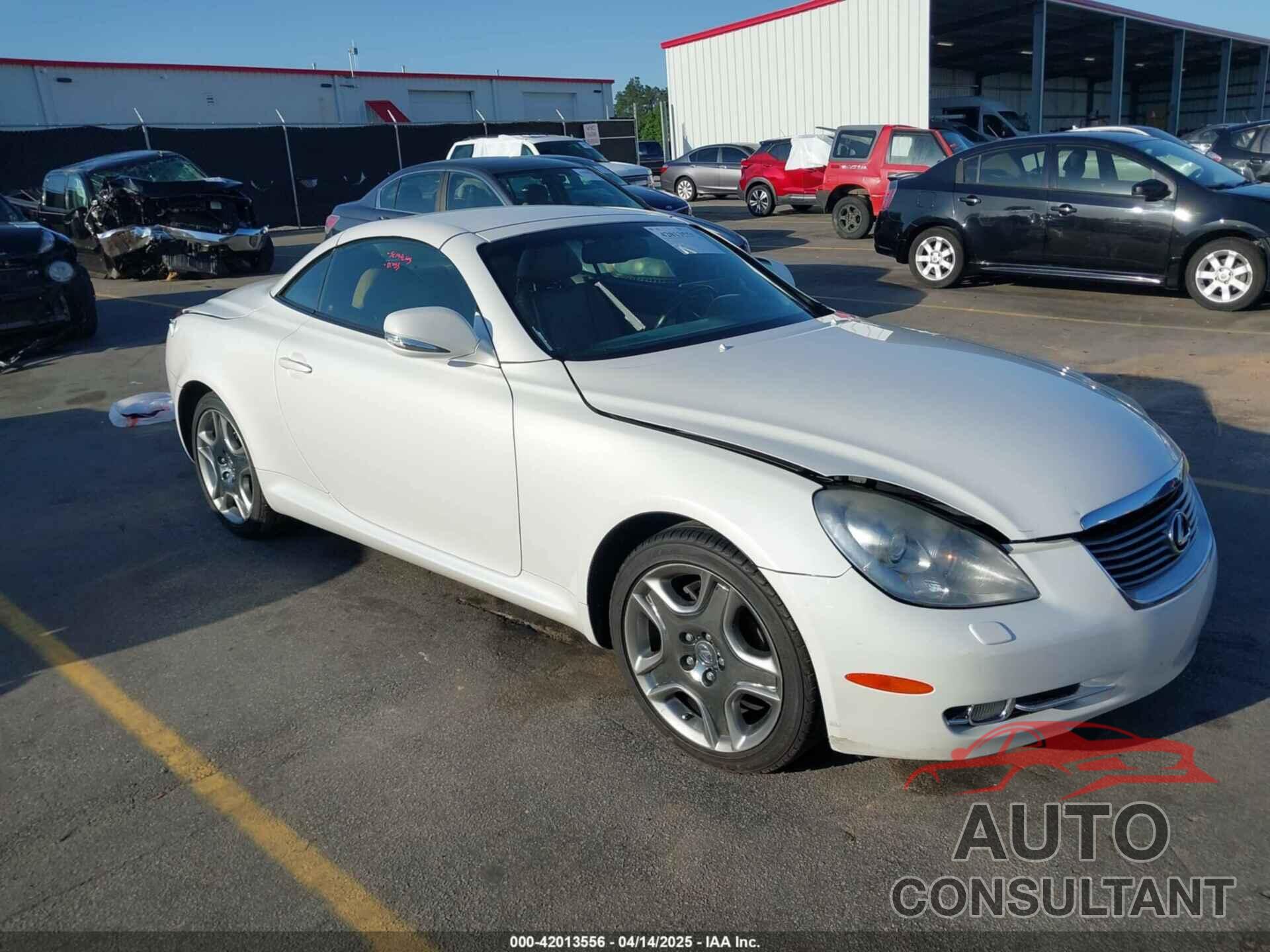 LEXUS SC 430 2009 - JTHFN45Y399020882