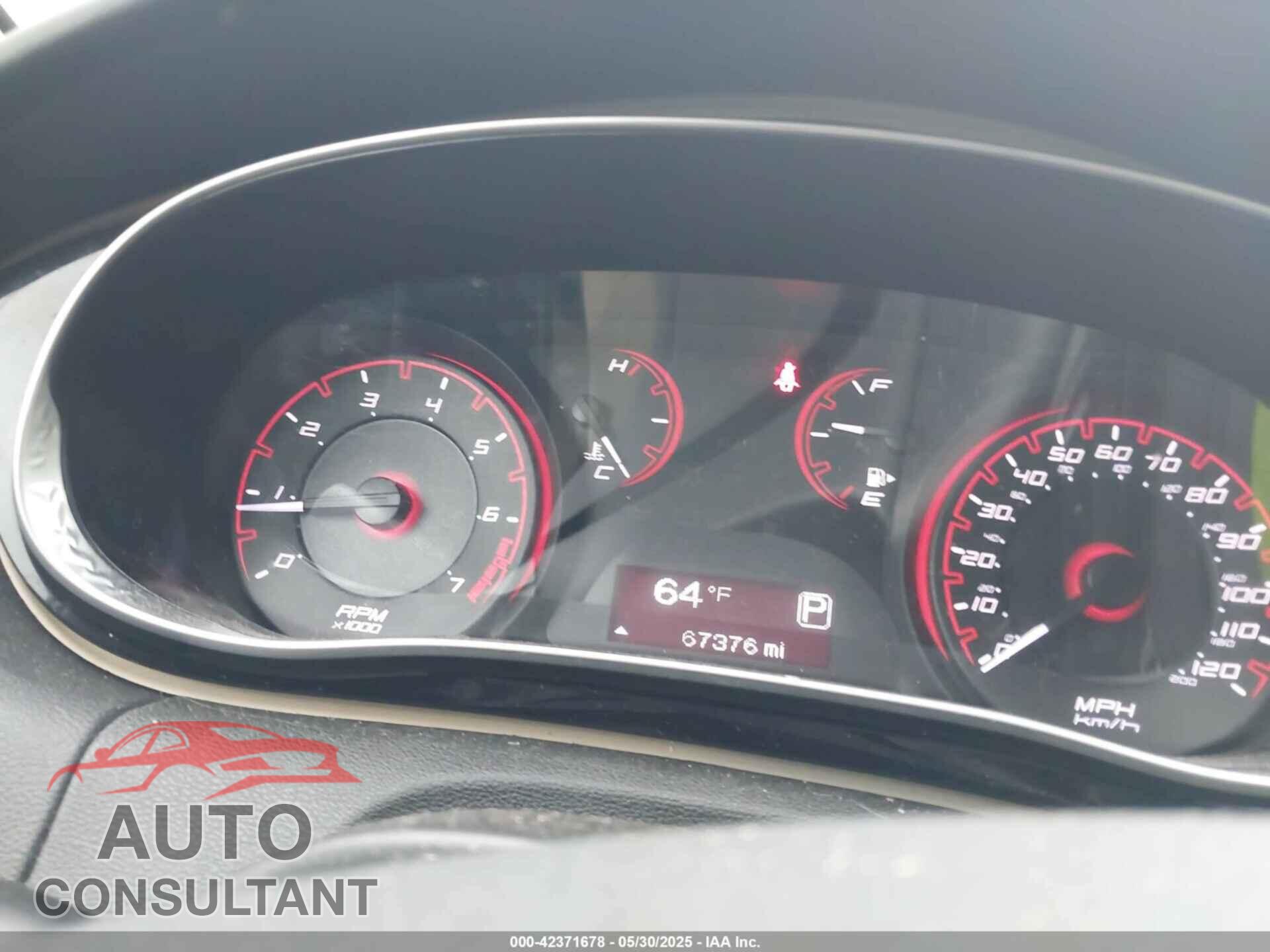 DODGE DART 2015 - 1C3CDFBB2FD204761