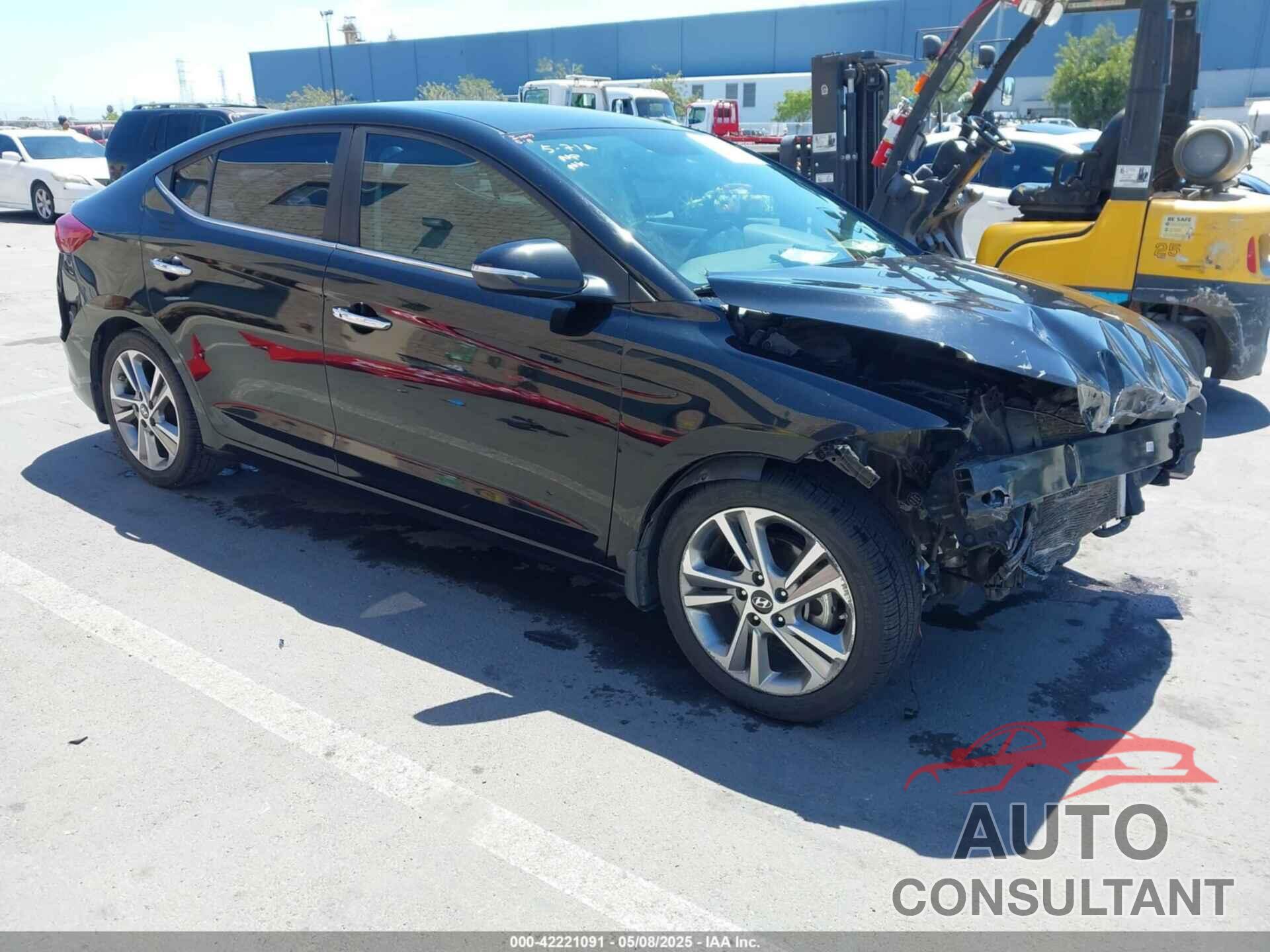 HYUNDAI ELANTRA 2017 - KMHD84LFXHU267017