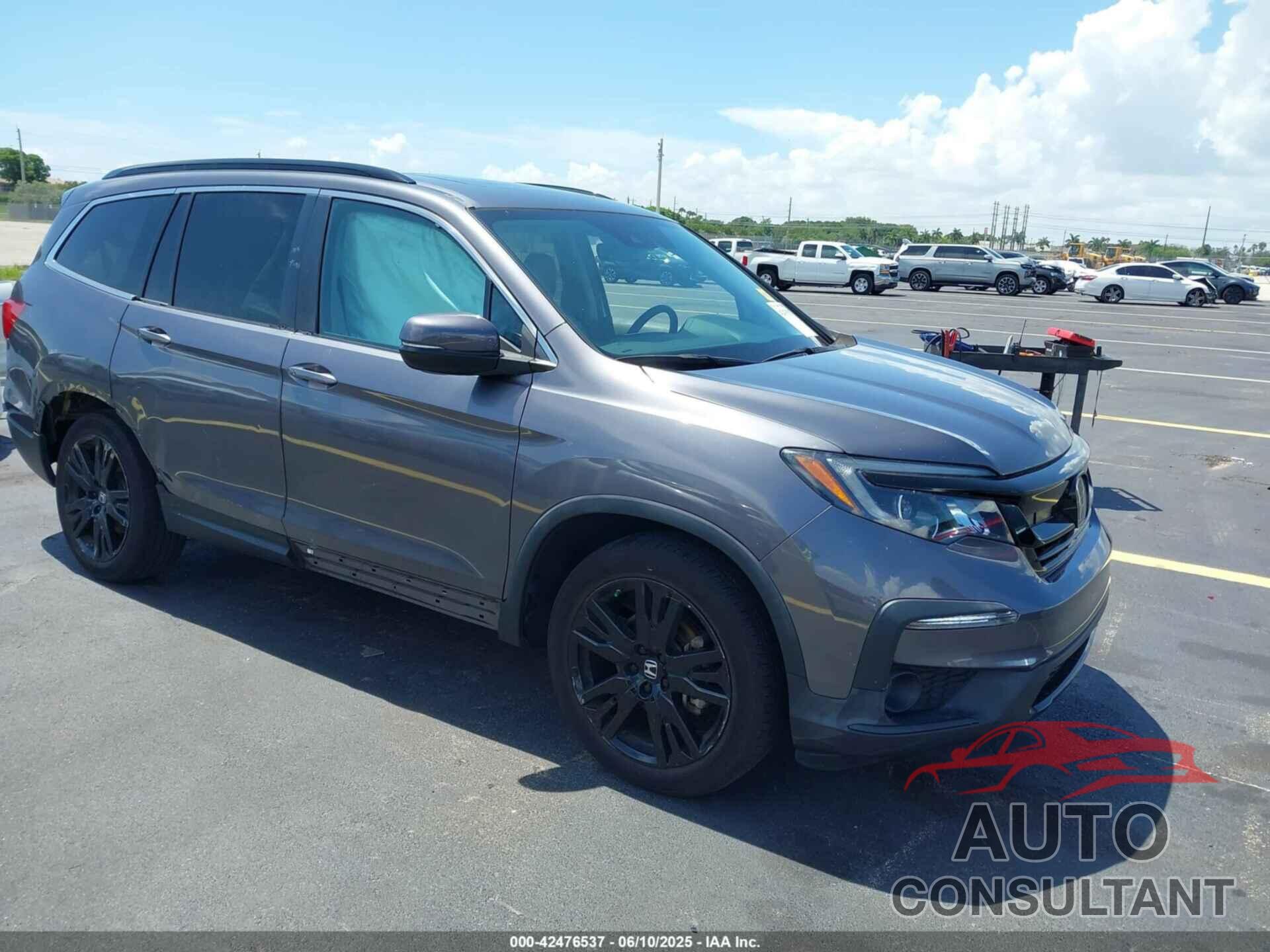 HONDA PILOT 2021 - 5FNYF5H22MB003641